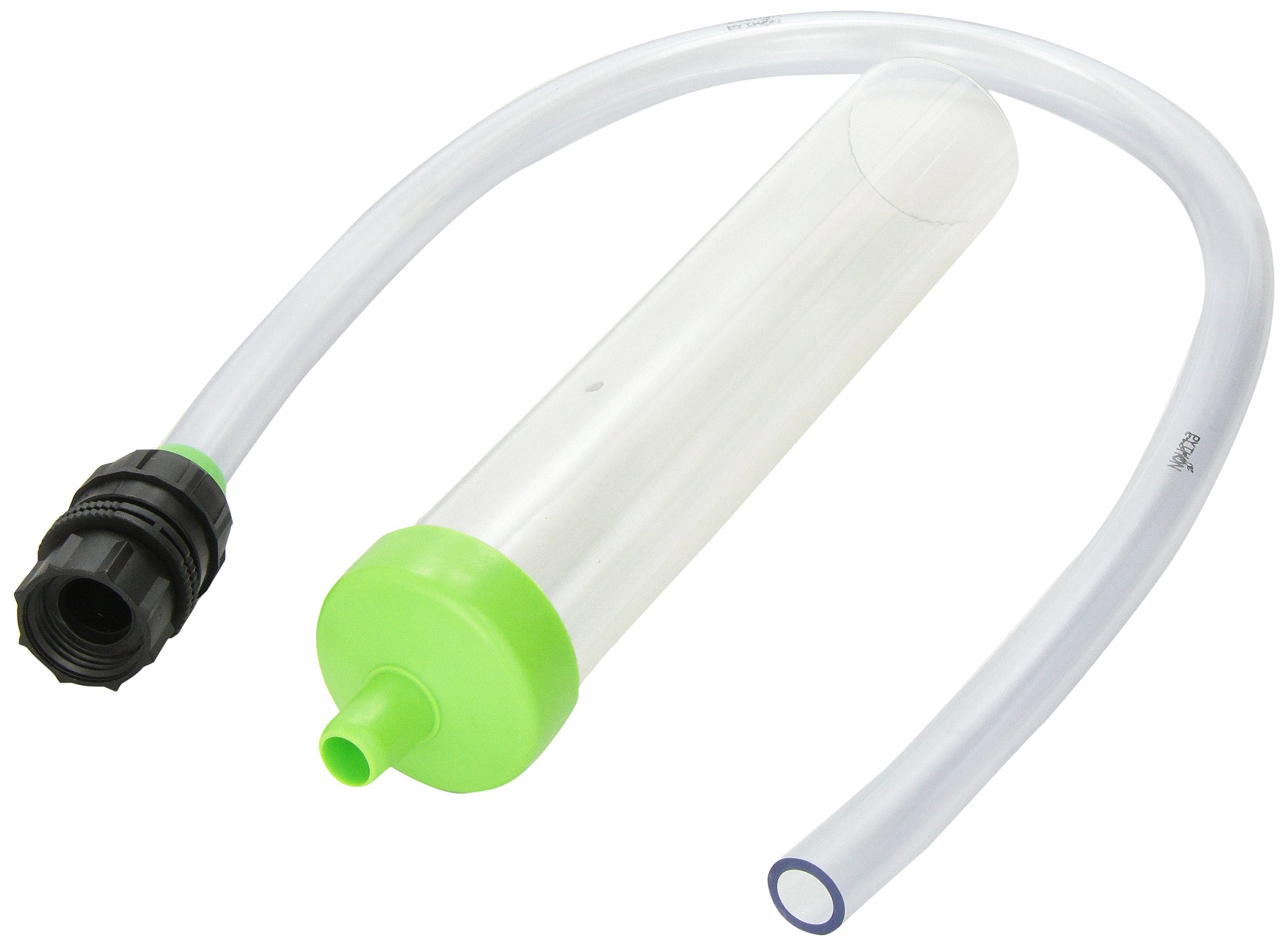 Python No Spill Clean And Fill Aquarium Gravel Tube With Tail/Connector, 10-Inch