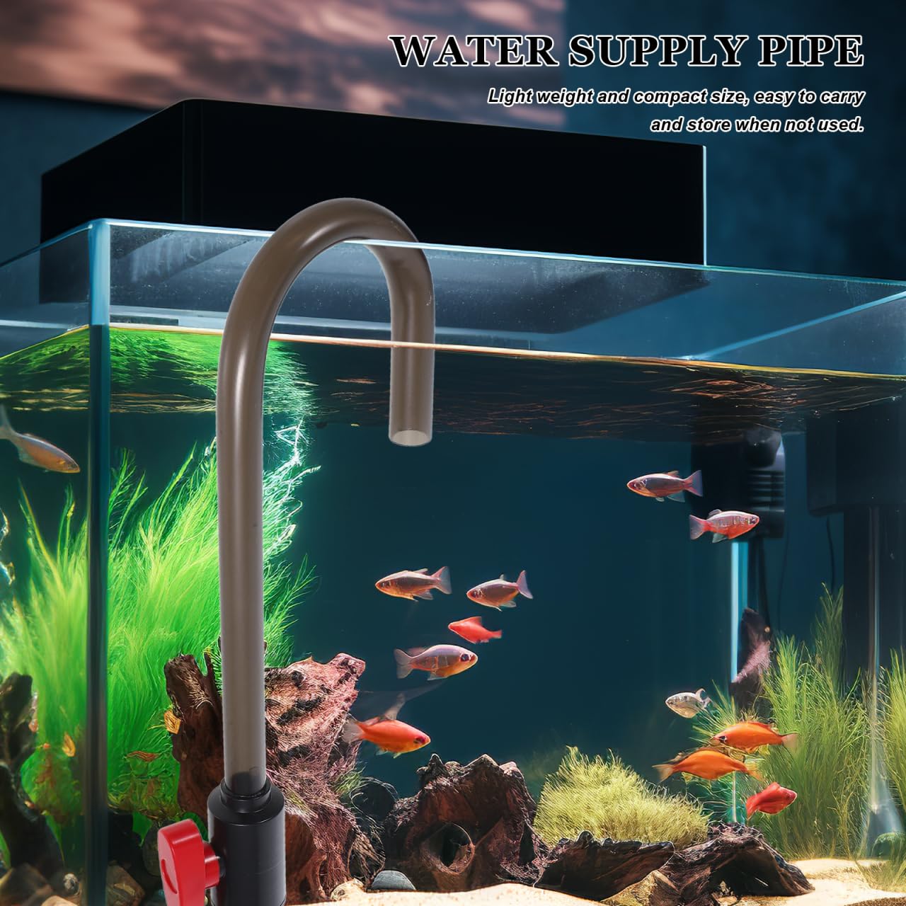 NUOBESTY Aquarium Water Changer Aquarium Fish Tank Change Water Water Changer Siphon Aquarium Accessories