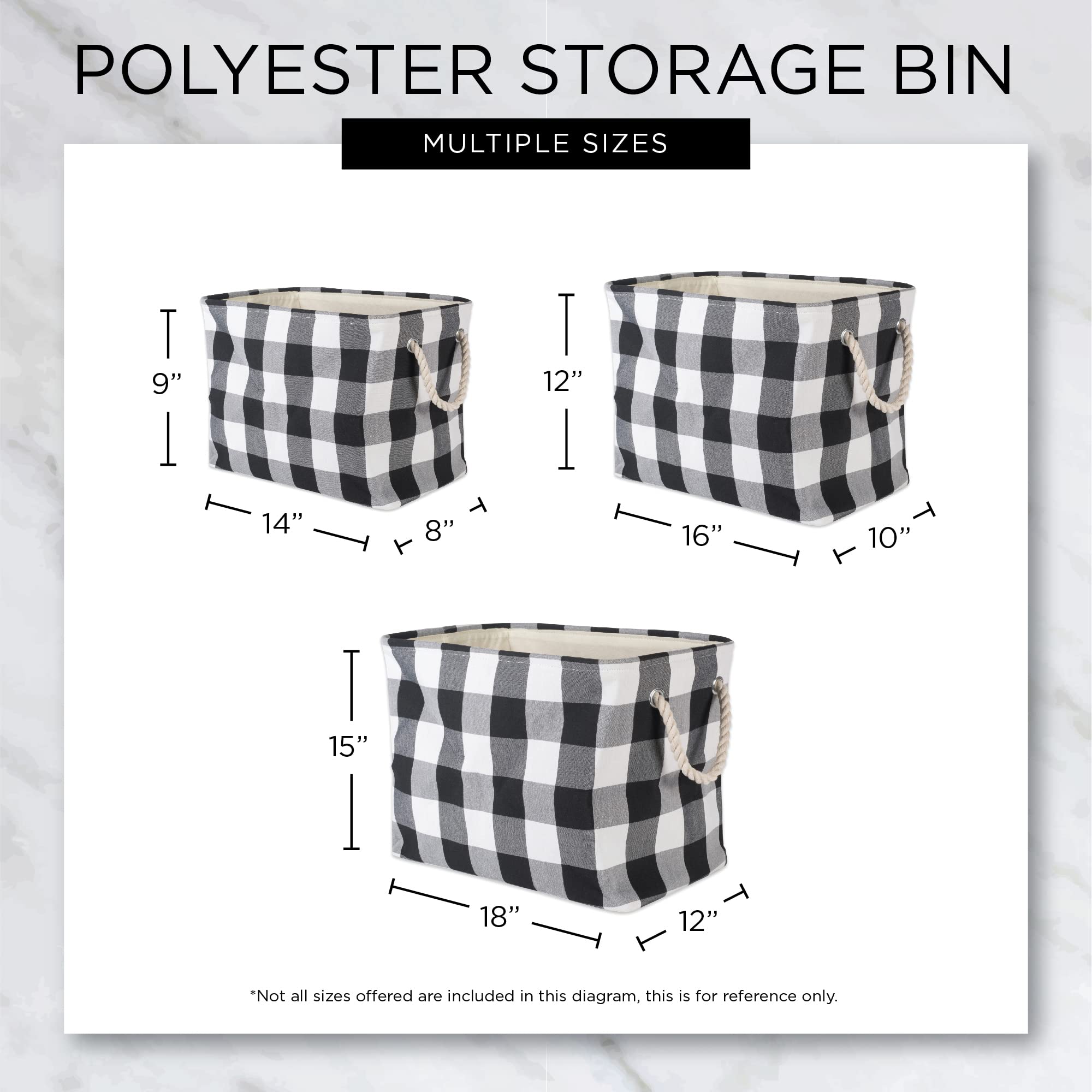 Bone Dry Pet Storage Collection Paw and Bone Print, Medium Rectangle, 16x10x12, Navy Trellis