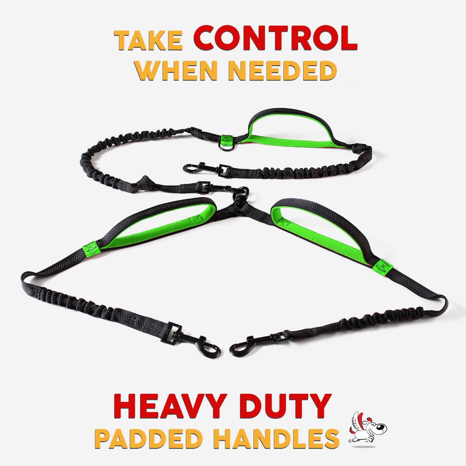 Double Dog Leash For Large Dogs | Hands Free Dog Leash 2 Dogs | Waist Dog Leash For Large Dogs | Two Dog Leash For Large Dogs | Leash For Big Dogs | Hands Free Running Dog Leash | Dog Accessories