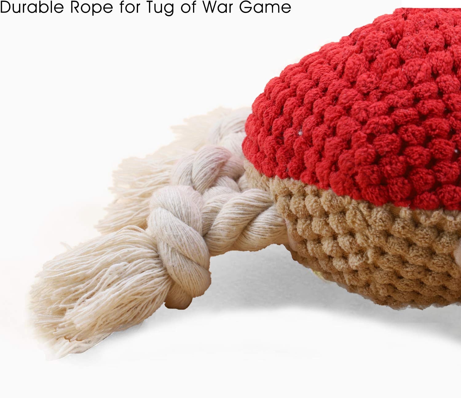 Blnboimrun Dog Toys Stuffed Dog Plush Toys Milu Deer Dog Squeaky Toys With Crinkle Paper Chew Toys For Large And Medium Dogs Puppy