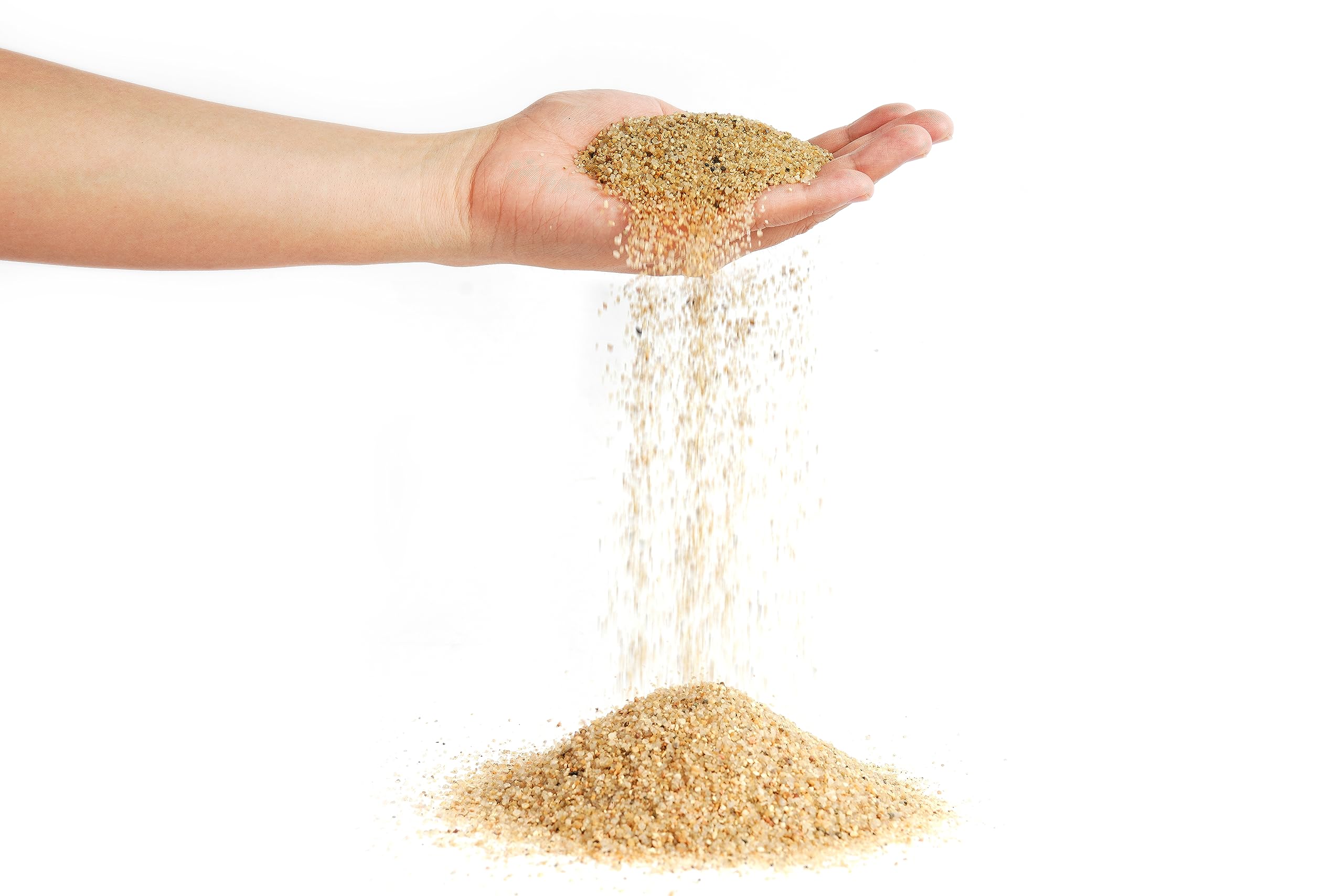 LANDEN Namale Aquarium Sand 11 lbs(3L), Super Natural for Aquarium Landscaping, Cosmetic Sand for Plant Tank, Fine Grain Natural