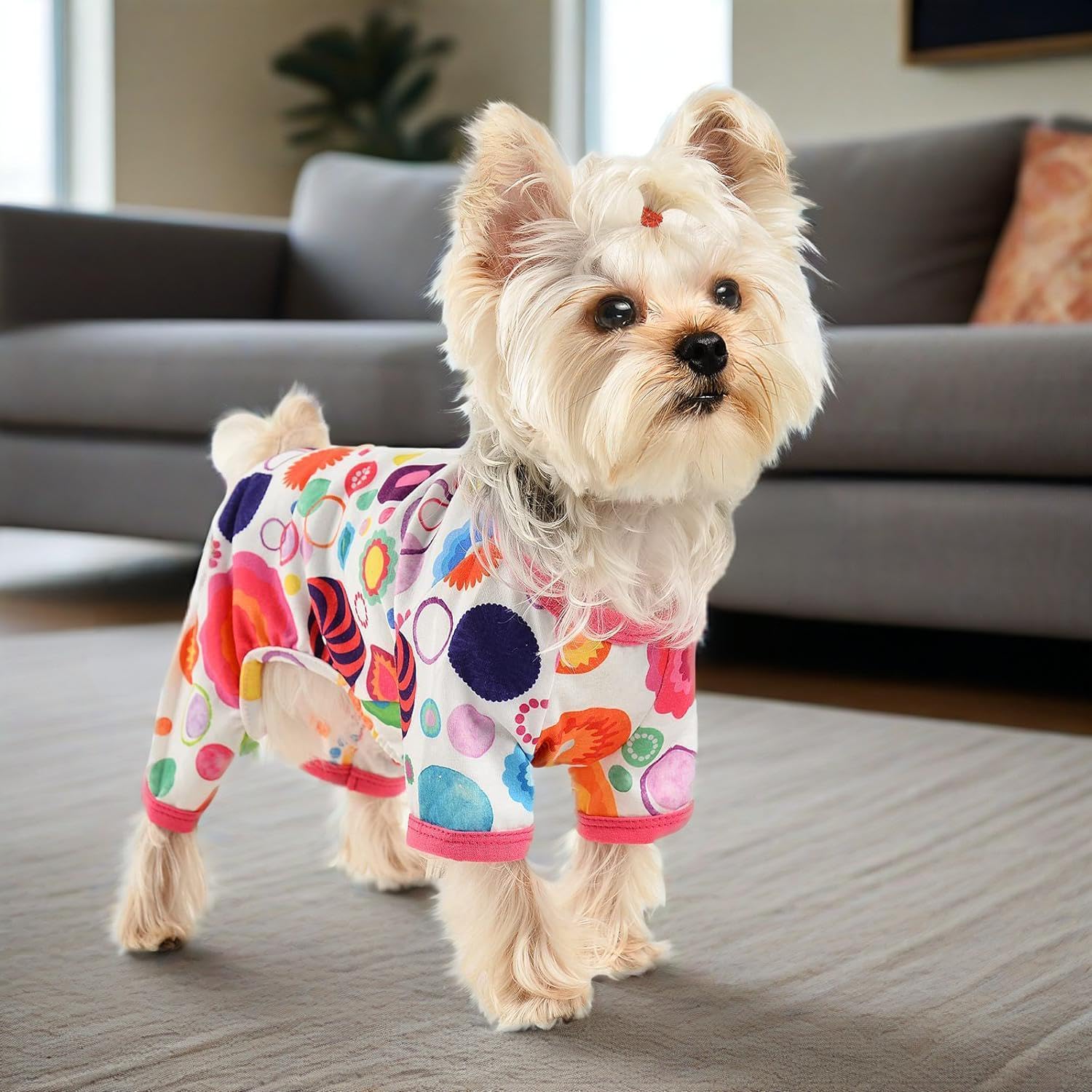 Dog Pajamas For Small Dogs, Soft Thin Pjs Jammies Cat Doggie, Summer Pet Cute Puppy Clothes Outfits Dogs Boy Girl