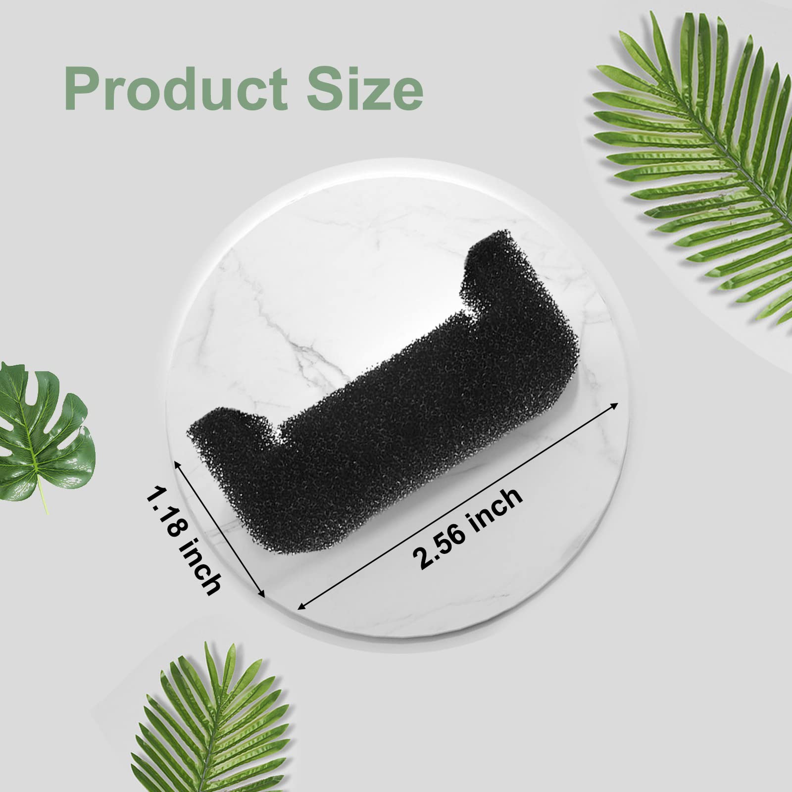 8/12 Pack Foam Filters For Cat Water Fountain, Cirfifth Sponge Cat Fountain Filters, Pet Fountain Filter Replacement (12 Pack)