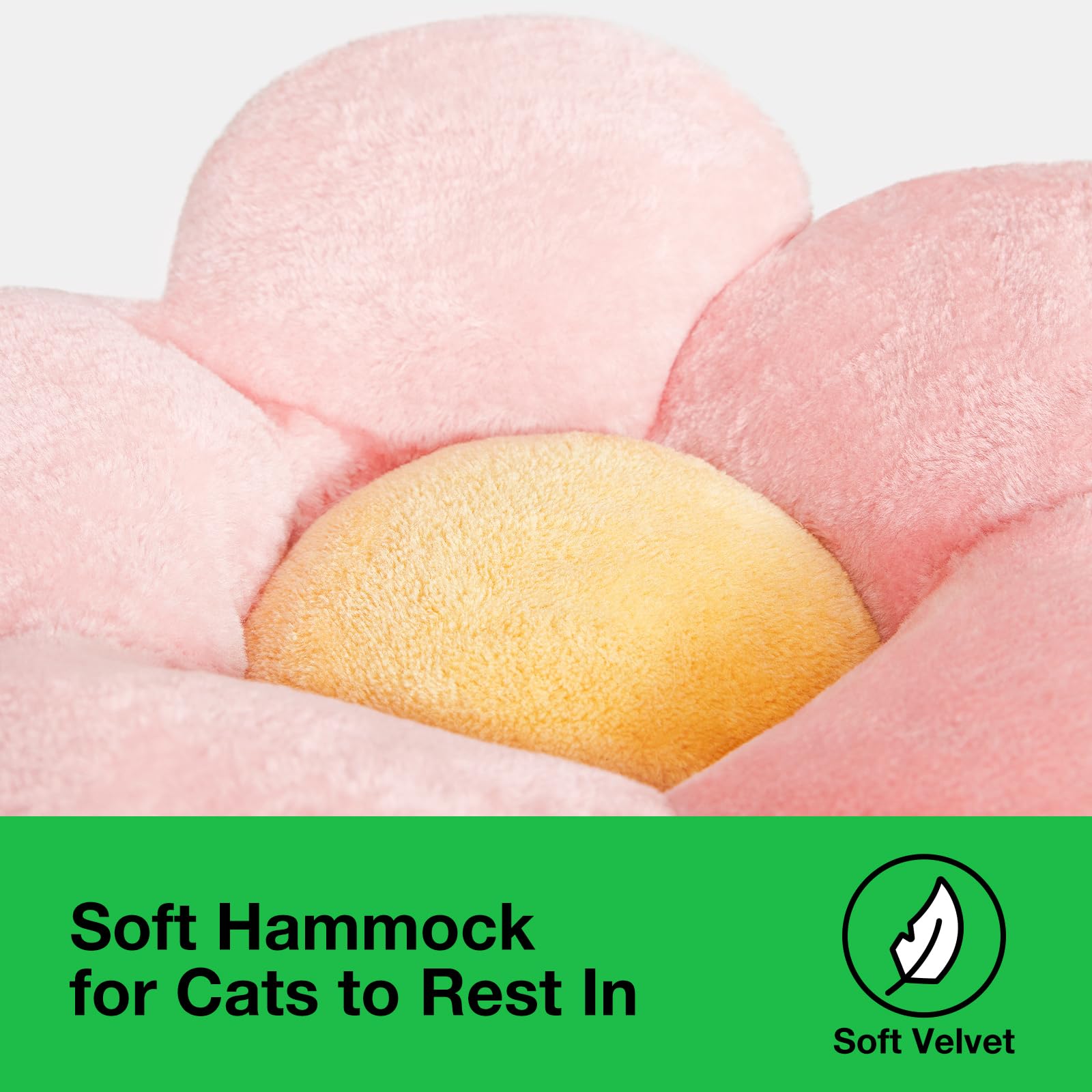 Vetreska Cat Scratching Post Cactus Cat Scratchers For Indoor Cats, 41.3' Tall Vertical Cat Tree With Hammock, Full Wrapped Sisal Rope Cat Scratch Post For Adult Cats And Kittens