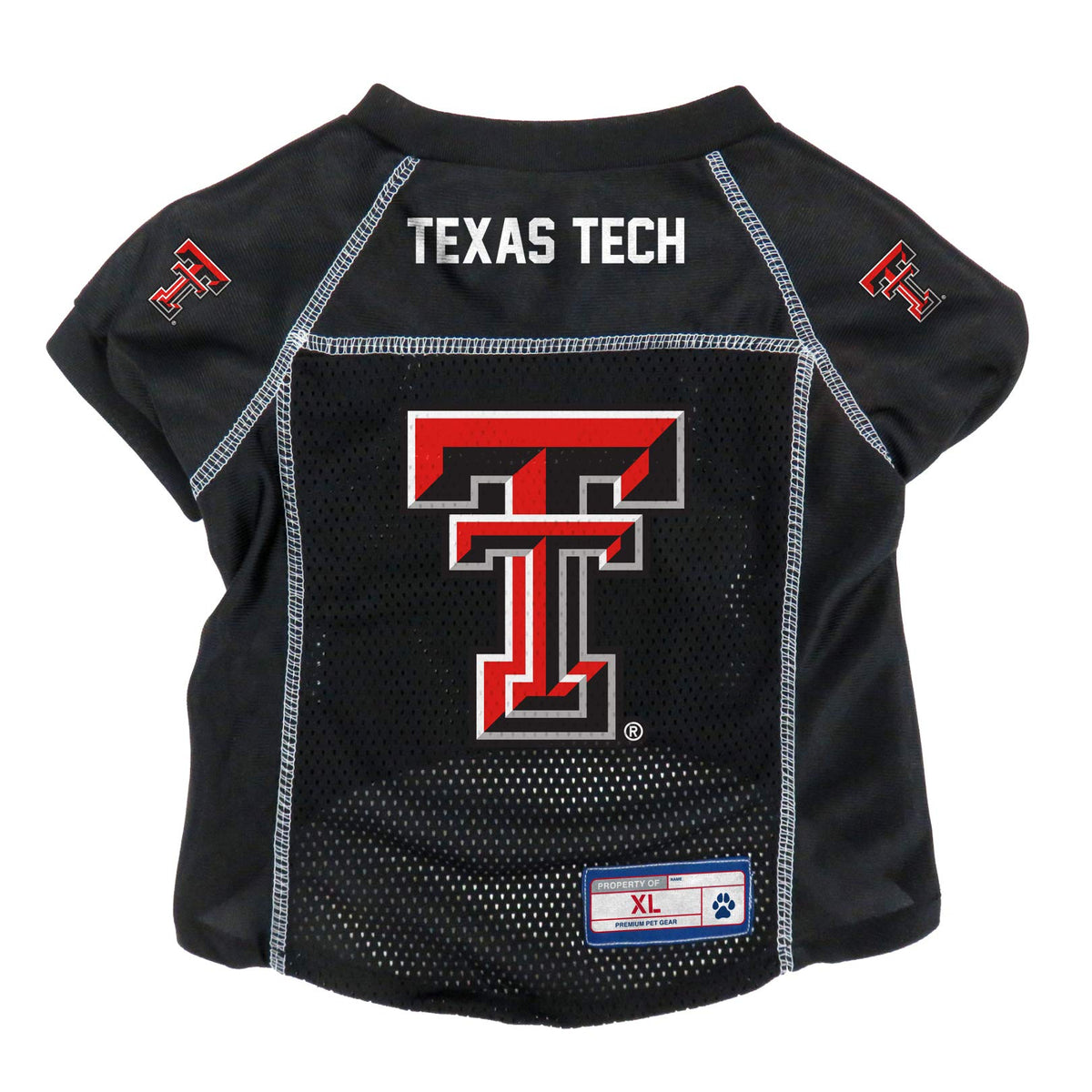 Littlearth Ncaa Texas Tech Red Raiders Pet Jersey, Small, Team Color (120134-Txtc-S)