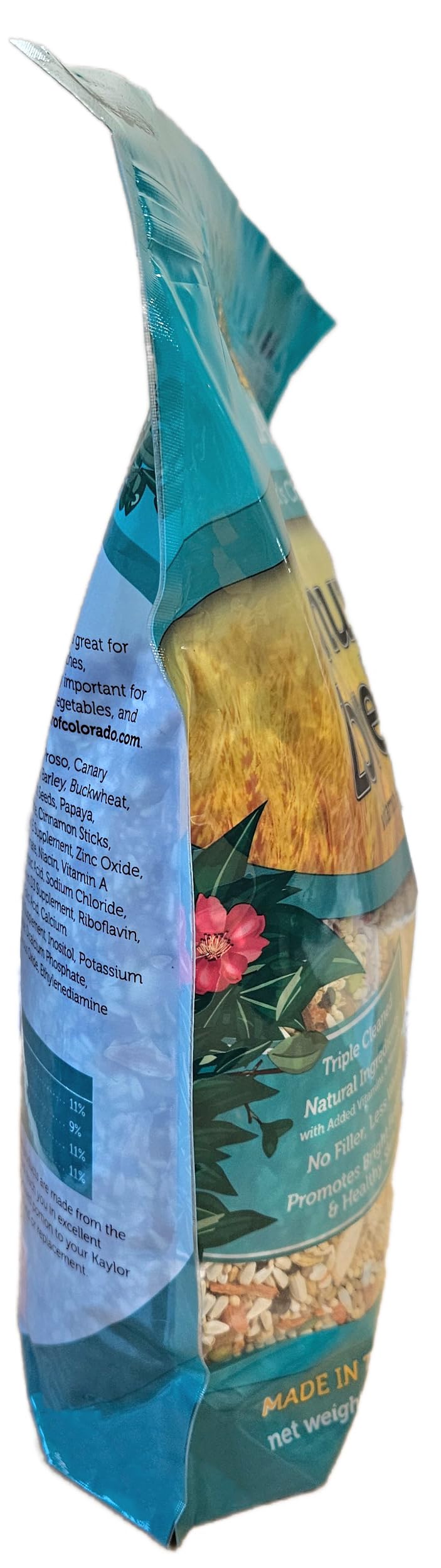 Sweet Harvest Conure and Lovebird Bird Food - 4 lbs Seed Mix for Conures and Lovebirds, High-Quality Nutrition, Model AS-48696