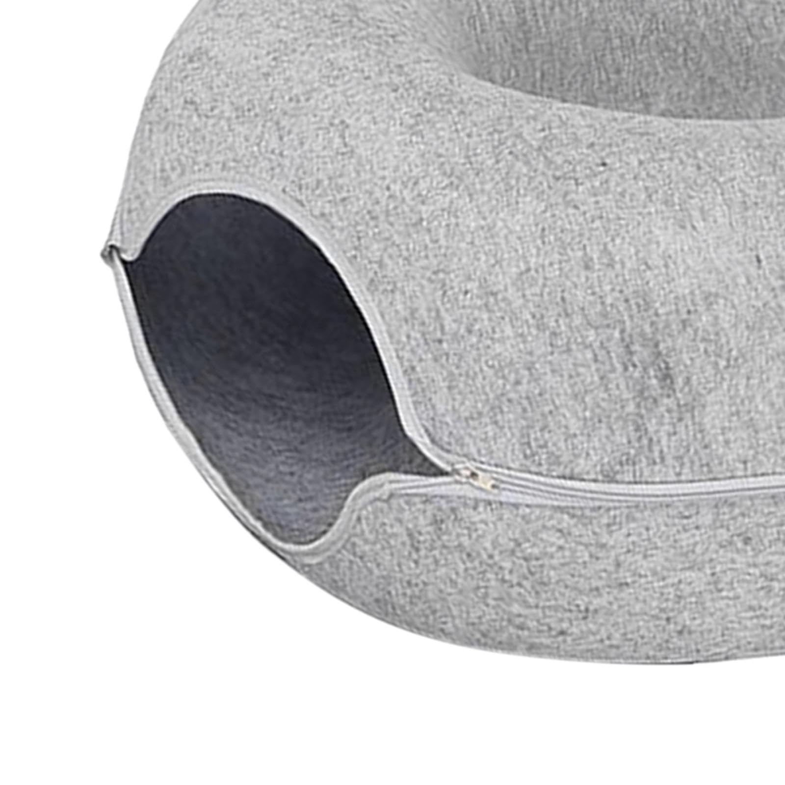 Enakshi Cat Tunnel Bed Comfortable Kitten Hideout Pet Supplies Running Toys Cave Light Gray 60Cm | Pet Supplies | Cat Supplies |