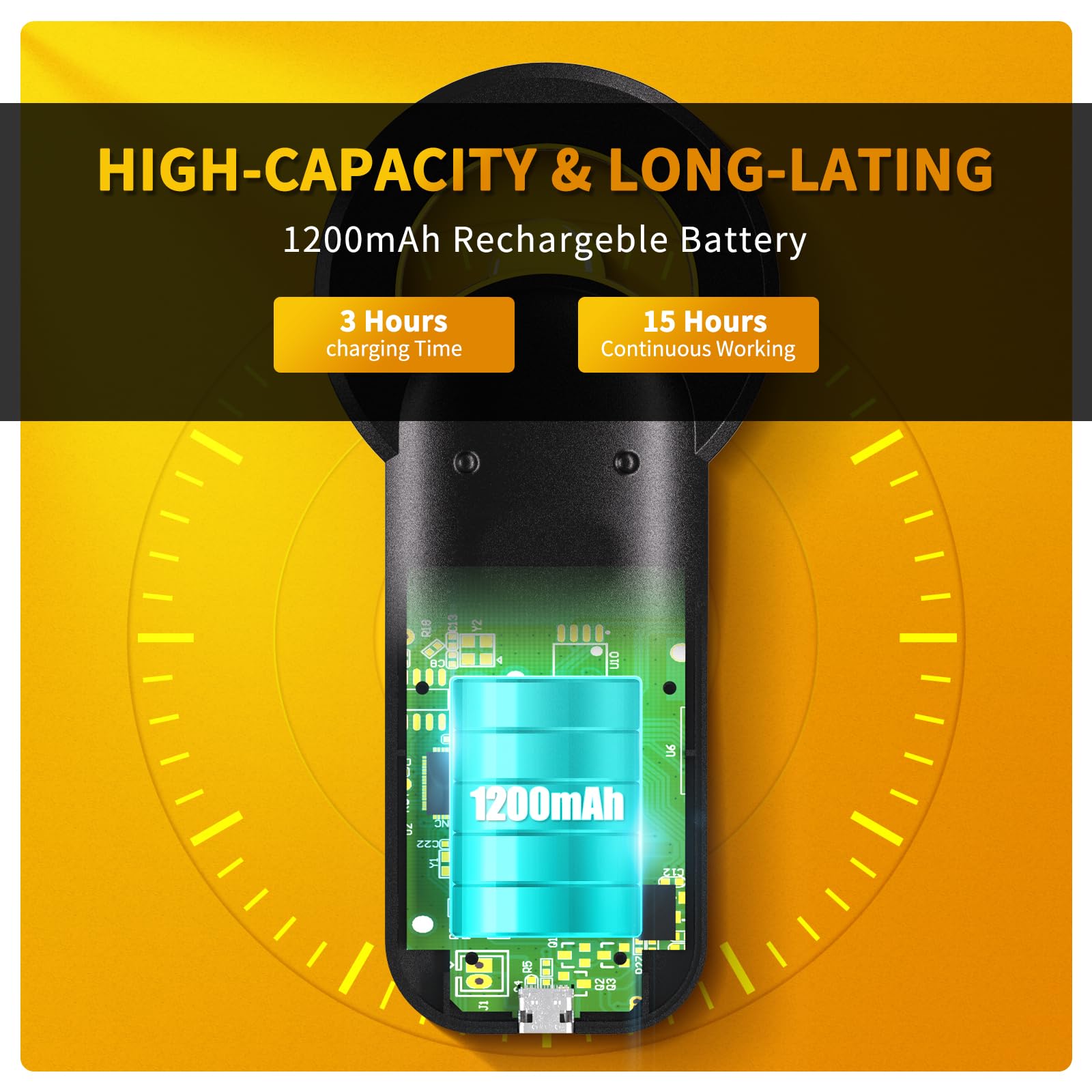 NETUM Bluetooth Pet Microchip Reader, 3-in-1 Wireless Animal Universal Microchip Tag Reader Scanner with 1.44 TFT Screen, 1200mA