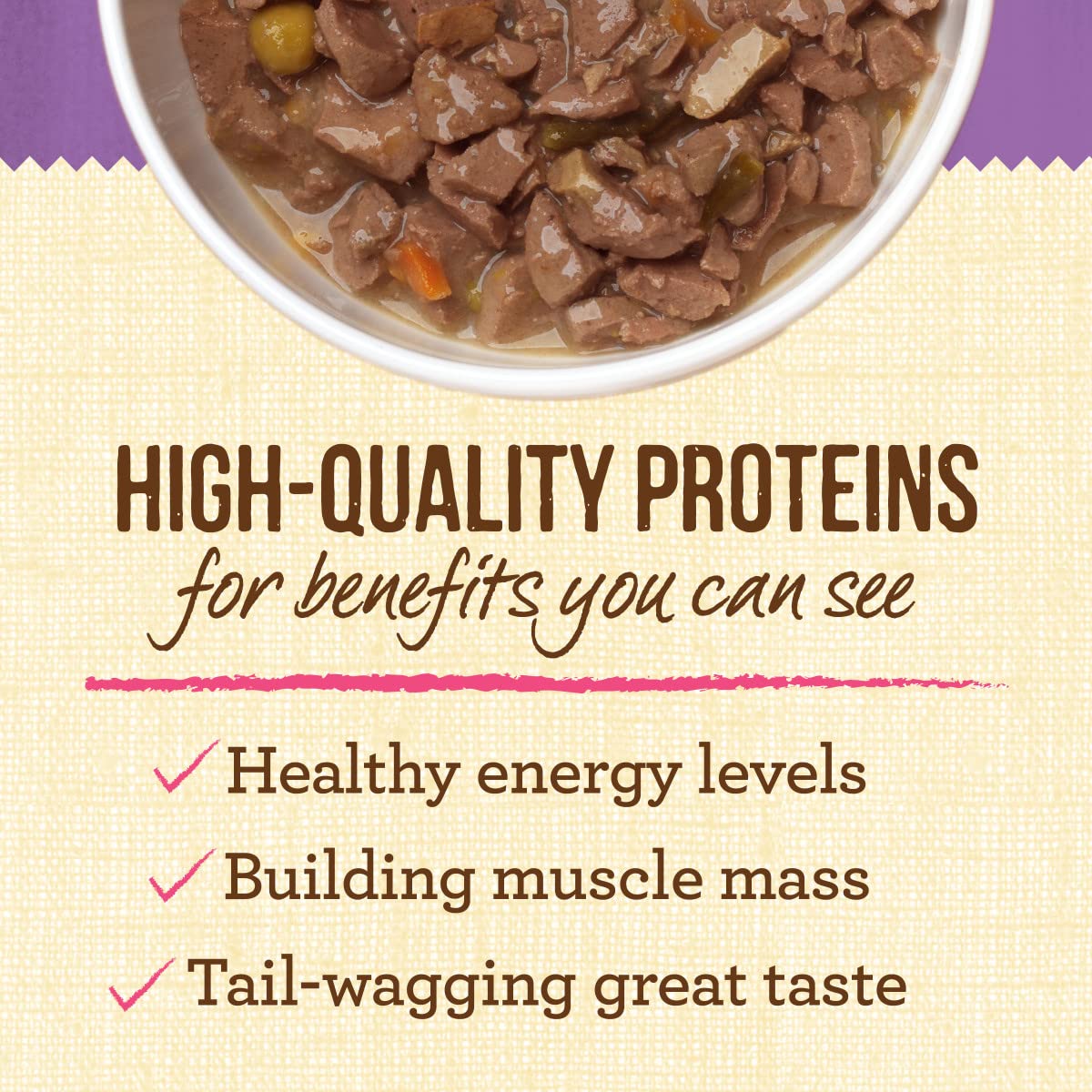 Merrick Lil Plates Grain Free And Gluten Free Natural Wet Dog Food For Small Dogs, Soft Itsy Bitsy Beef Stew - (Pack of 12) 3.5
