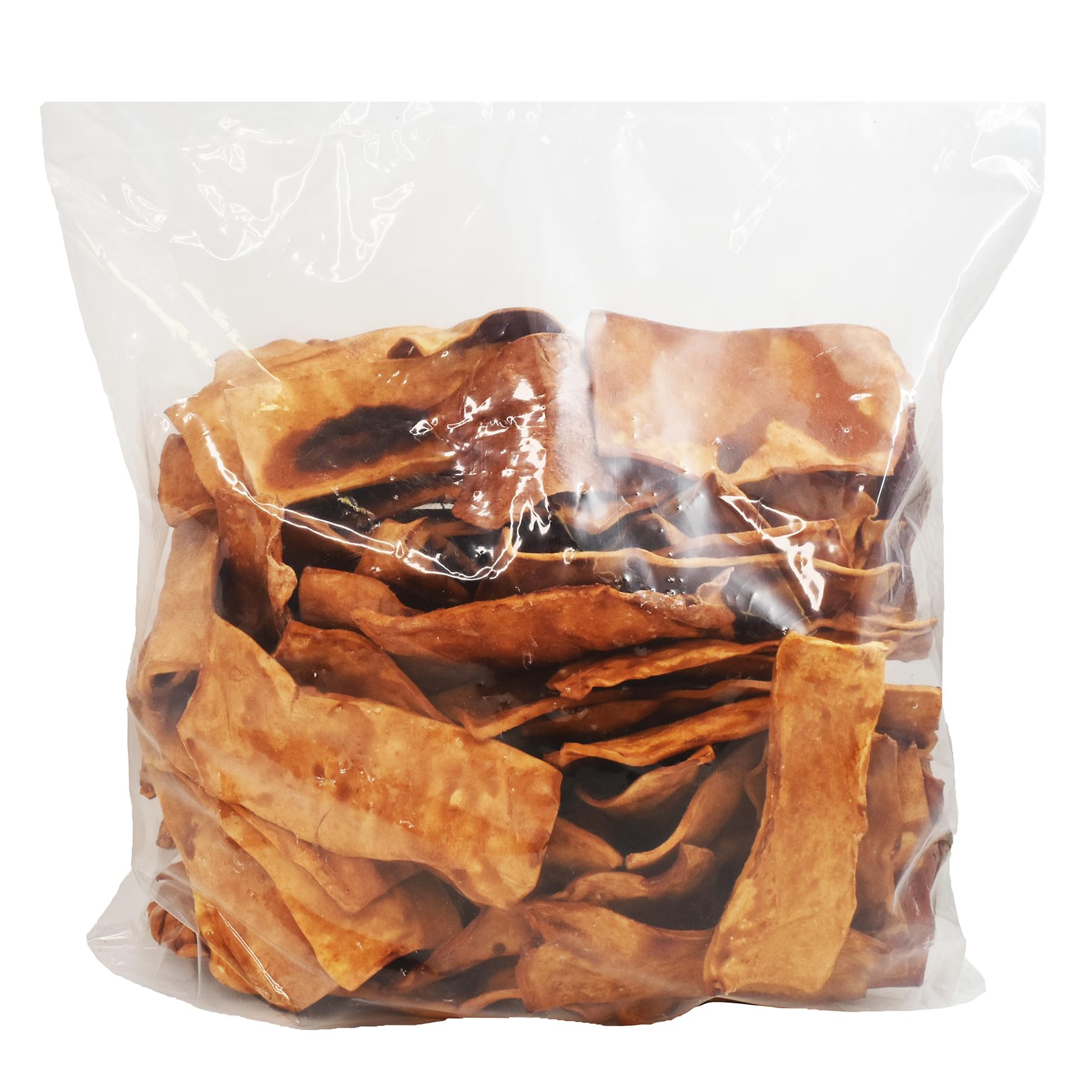 GreenCow Rawhide Chips Beef Flavor 3-Pound Bag - Premium Large Dog Rawhide Chews - Ideal for Agressive Chewers Dog Rawhide Treat