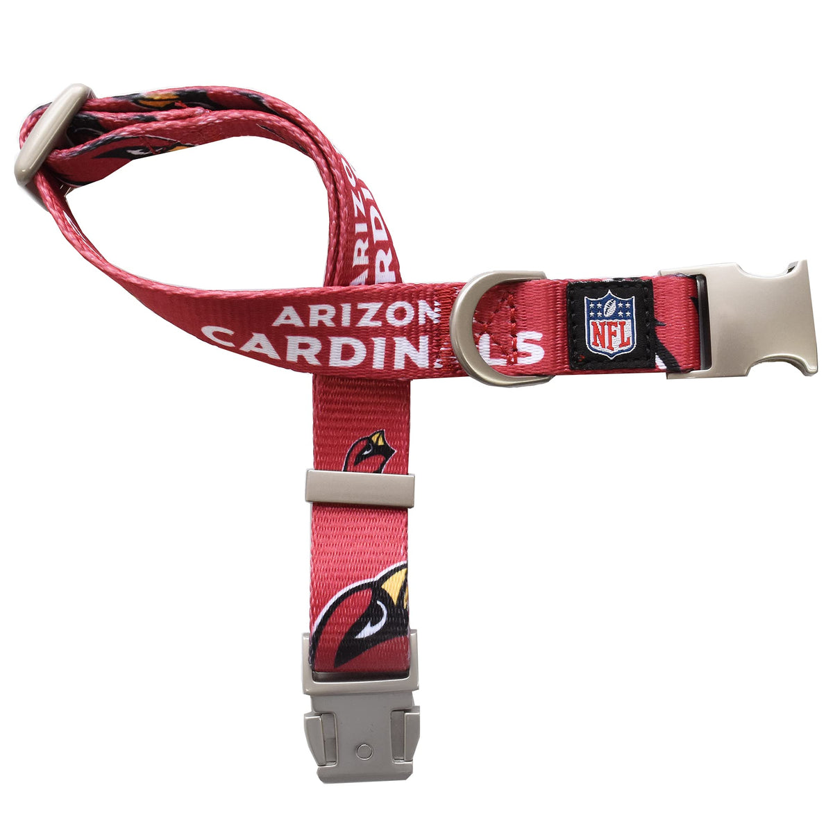 Littlearth Arizona Cardinals Nfl Premium Pet Collar