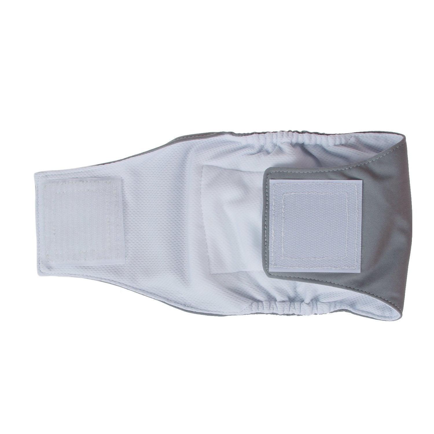 Teamoy 4Pcs Reusable Wrap Diapers For Male Dogs, Washable Puppy Belly Band (S, Black+ Gray+ Green+ Purple)