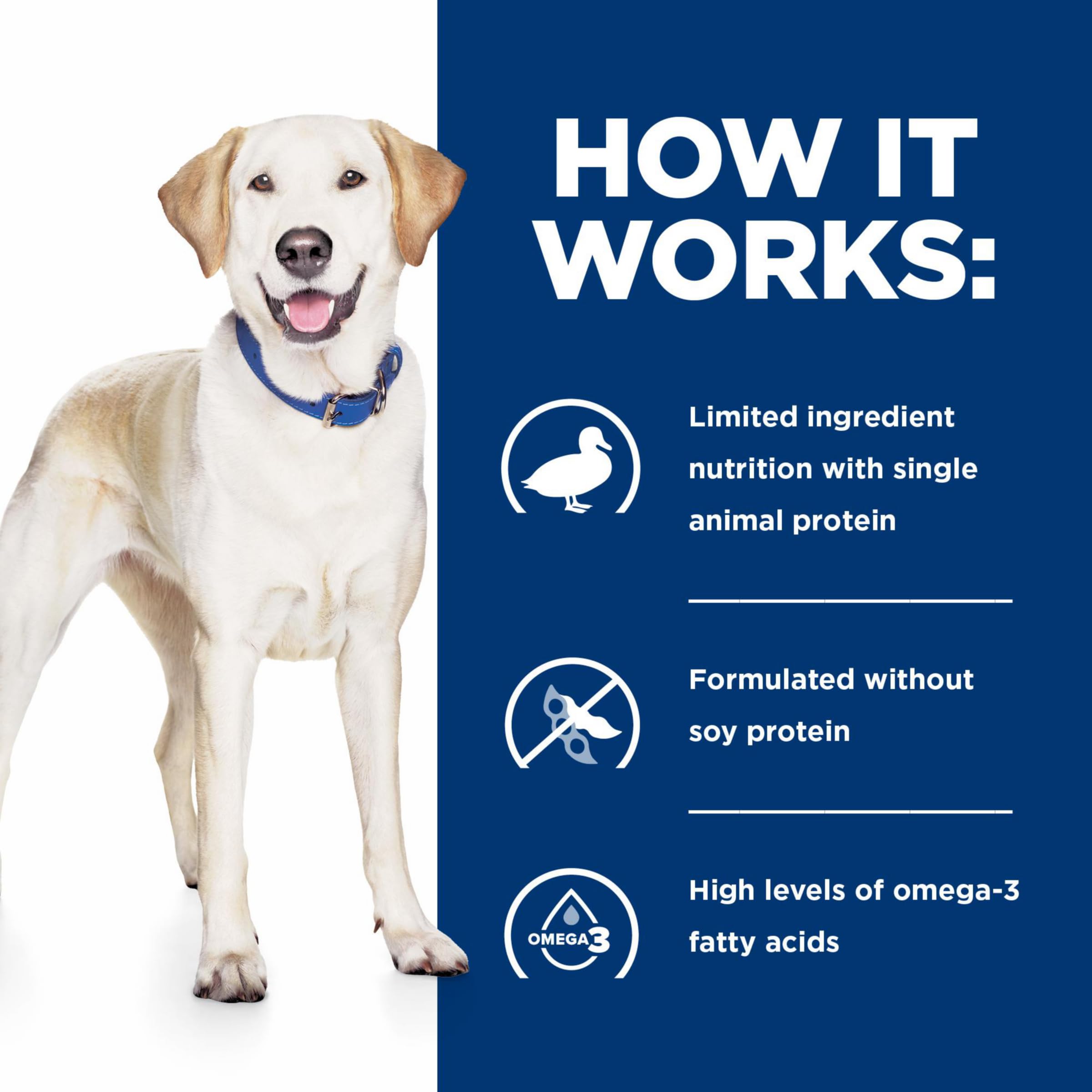 Hills Prescription Diet d/d Skin/Food Sensitivities Potato & Duck Formula Dry Dog Food, Veterinary Diet, 8 lb. Bag