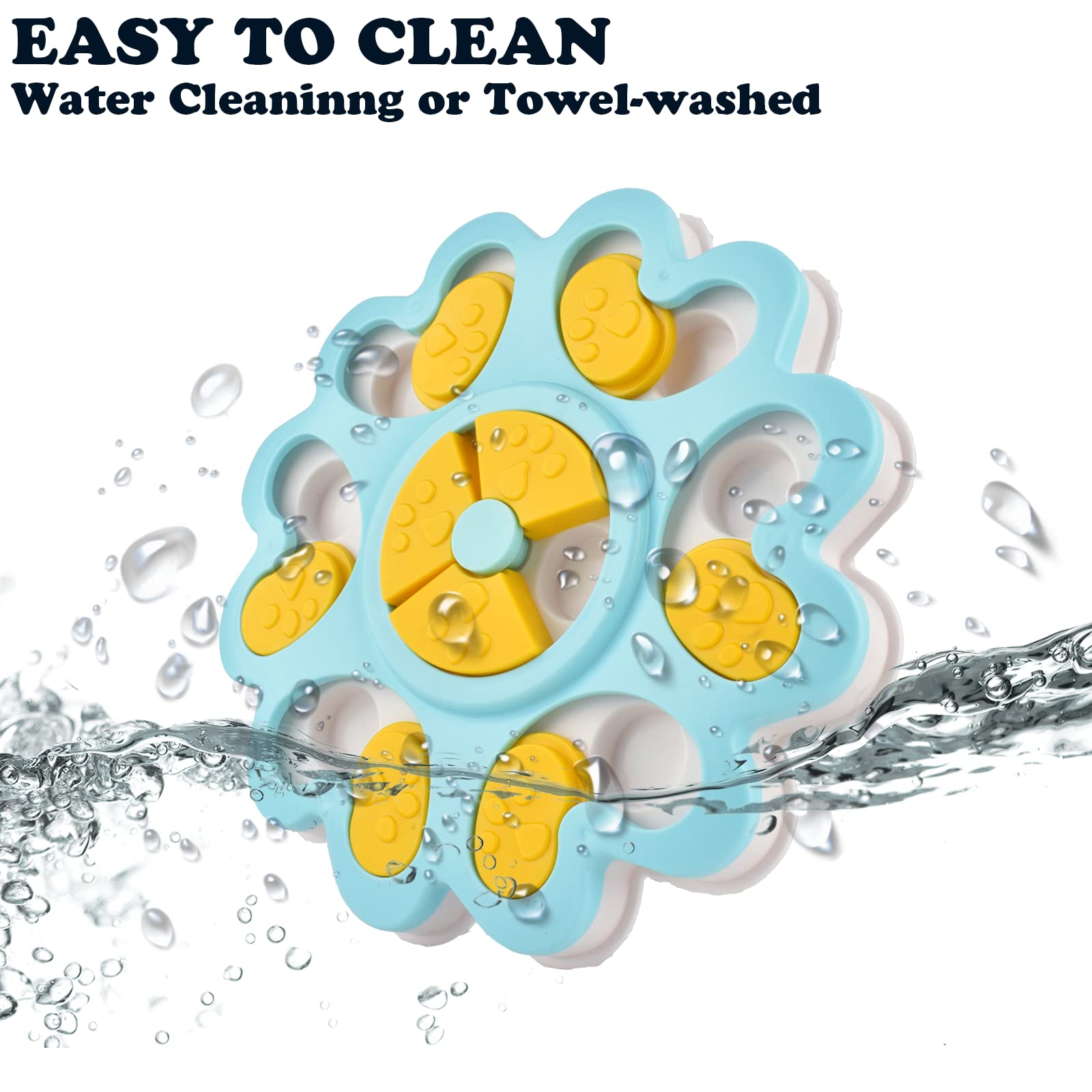 Cdipesp Dog Puzzle Toys for Smart Dogs Treat Dispensing Mental Stimulation Toys Dog/Cat Puzzle Feeder Dog Enrichment Toys Intera