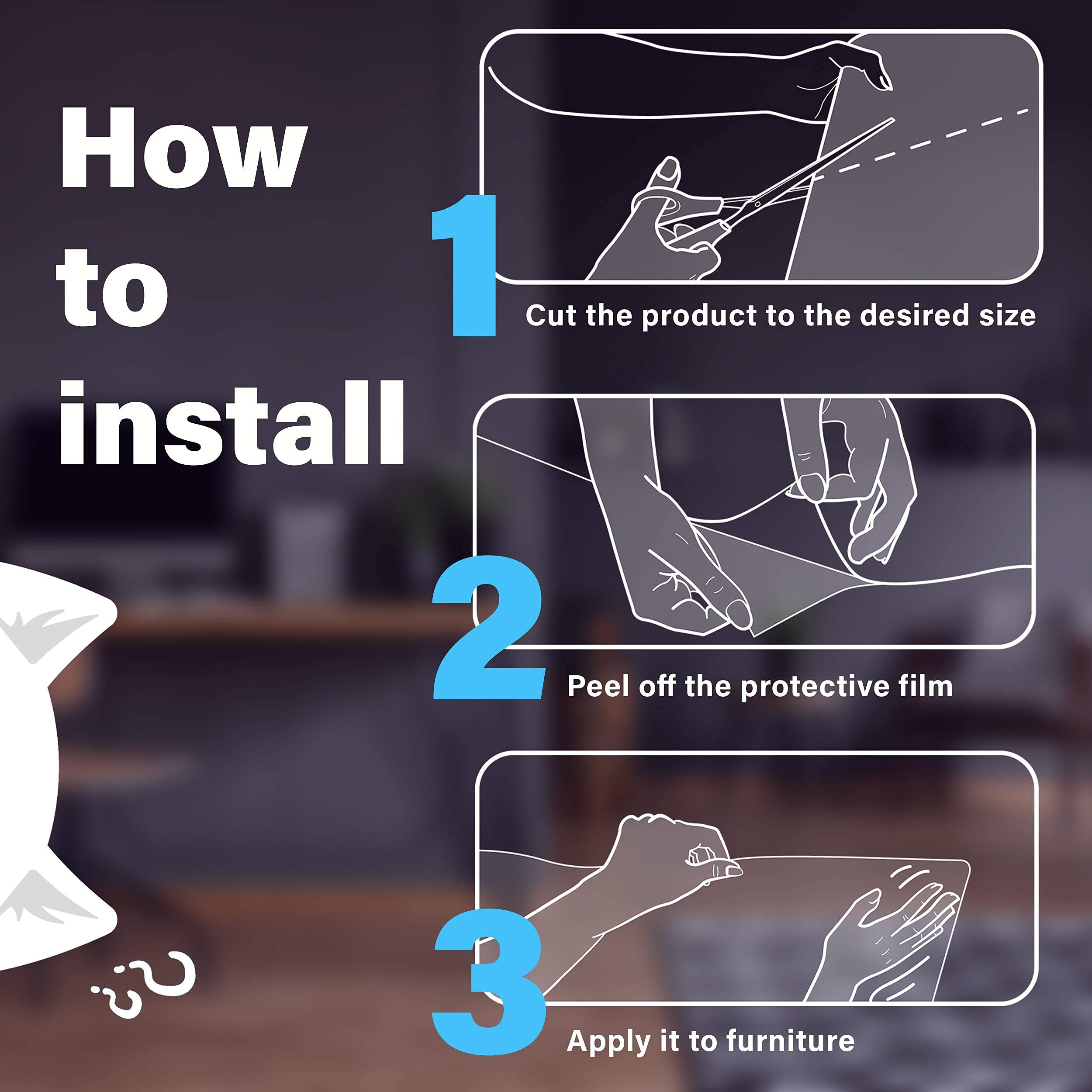 Cat Anti Scratch Furniture/Couch Protector From Cats Scratching - Couch Scratch Protector - Cat Training Tape - Scratch Guard