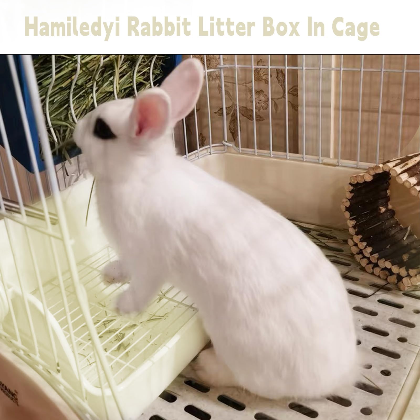 Hamiledyi Rabbit Toilet Rat Litter Box Corner Bunny Potty Training Litter Box For Small Animals Rabbit Bunny Guinea Pig Chinchil