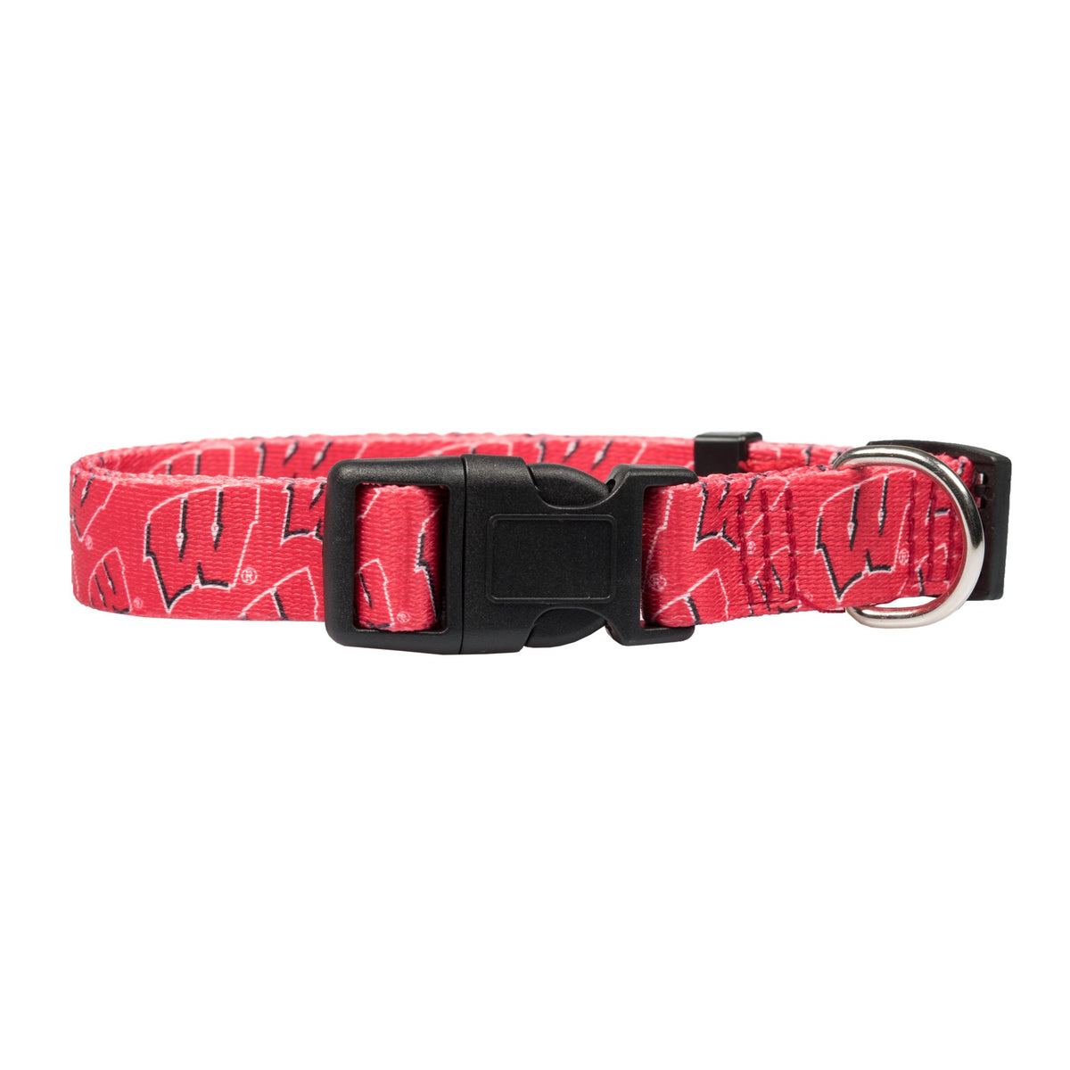 Littlearth Unisex-Adult Ncaa Wisconsin Badgers Pet Collar, Team Color, X-Small