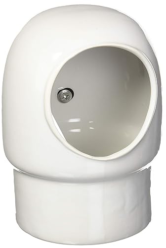 Prevue Pet Products Bpv1242 24-Ounce Hooded Ceramic Bird Cups, Large, Colors Vary