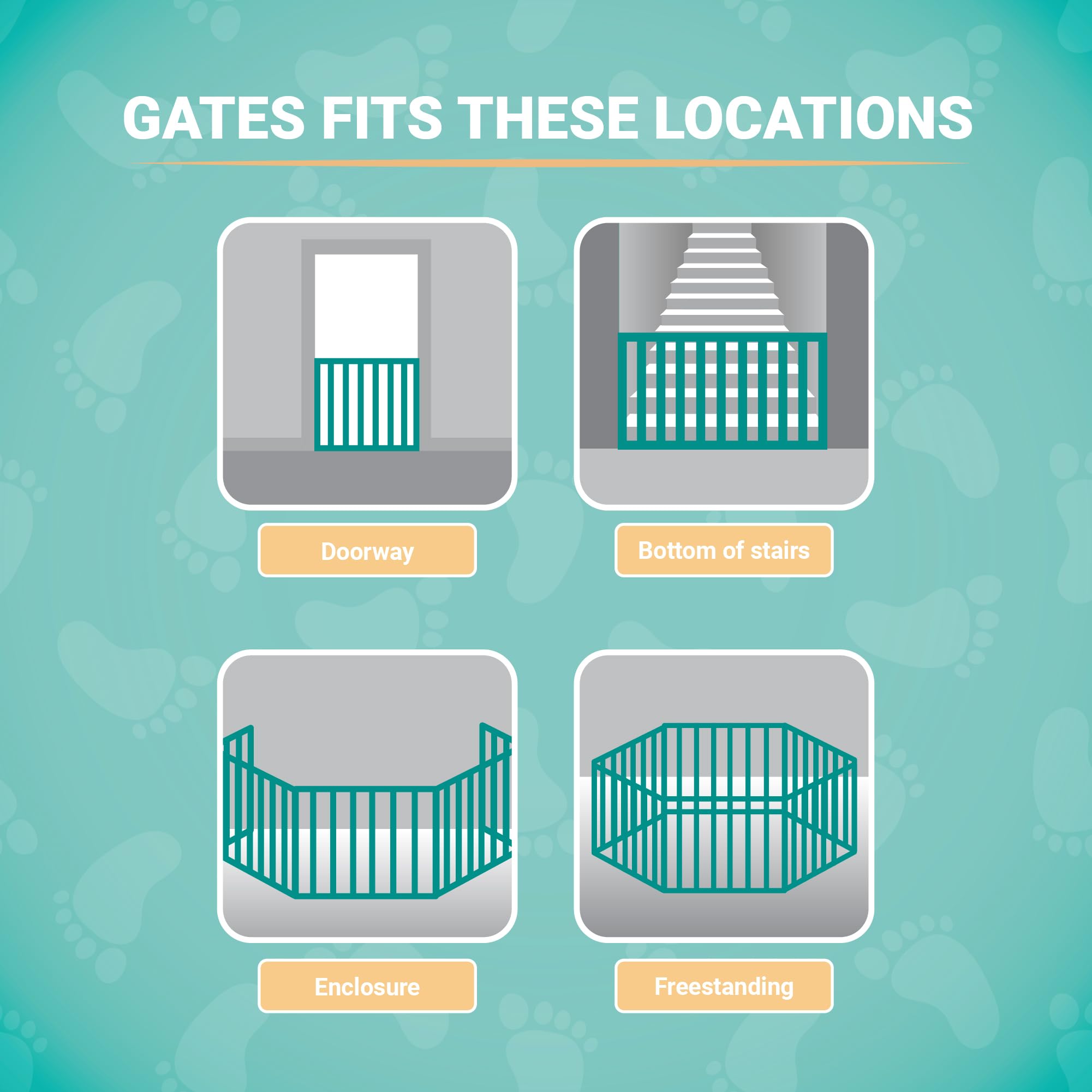 KidCo Custom Fit Auto Closing HearthGate - Black Metal Baby Fireplace Gate, Model G3111, Safety Enclosure for Kids and Pets