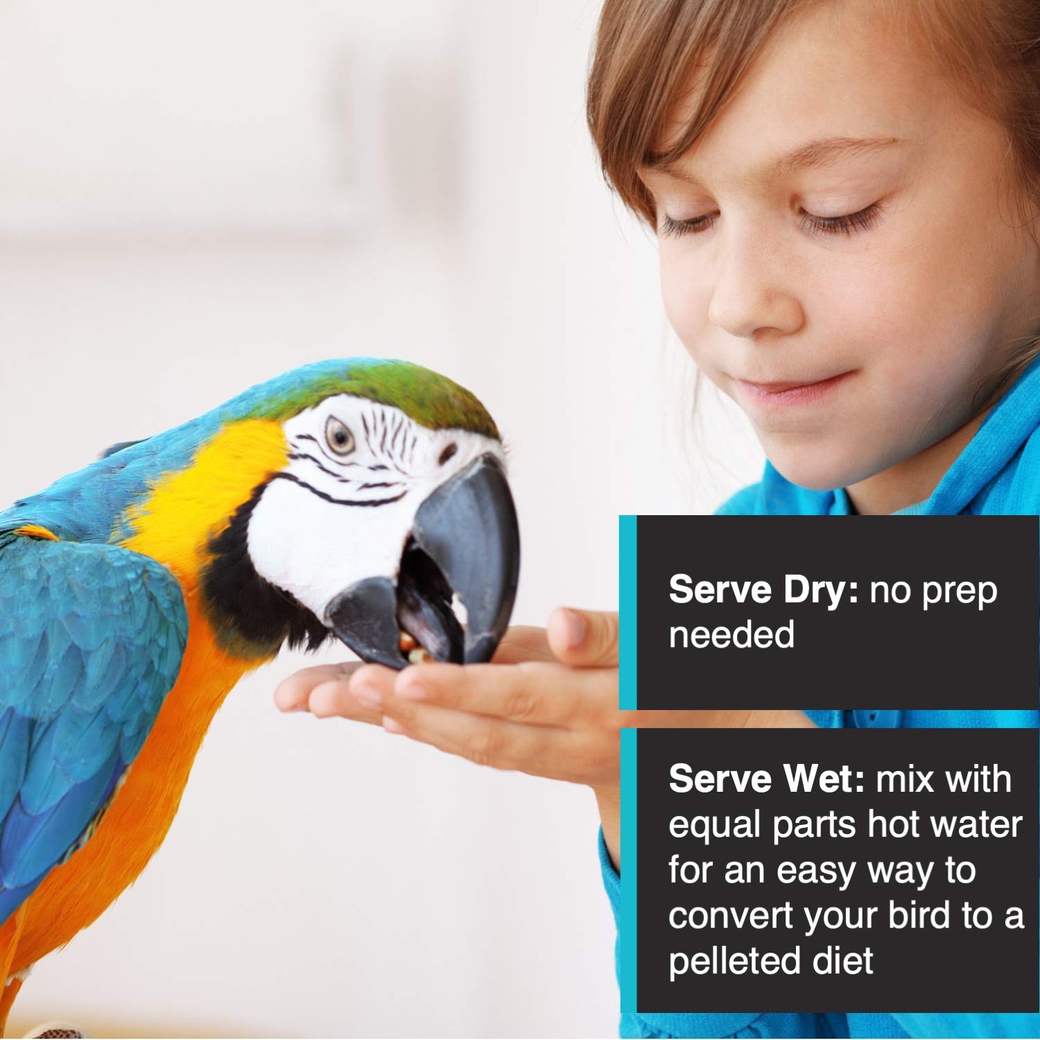 Hari Hagen Tropimix Small Parrot Food - 20 lb Enrichment Mix with Seeds, Fruits, Nuts, Vegetables - Multicolor