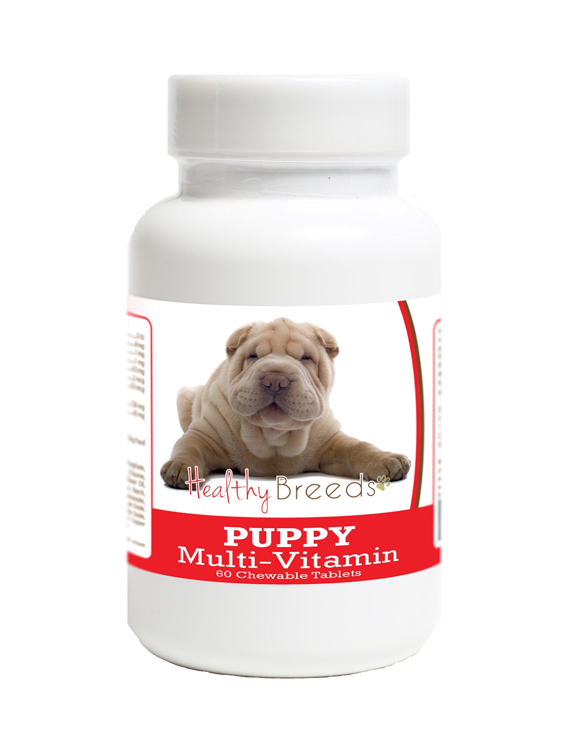 Healthy Breeds Chinese Shar Pei Puppy Dog Multivitamin Tablet 60 Count