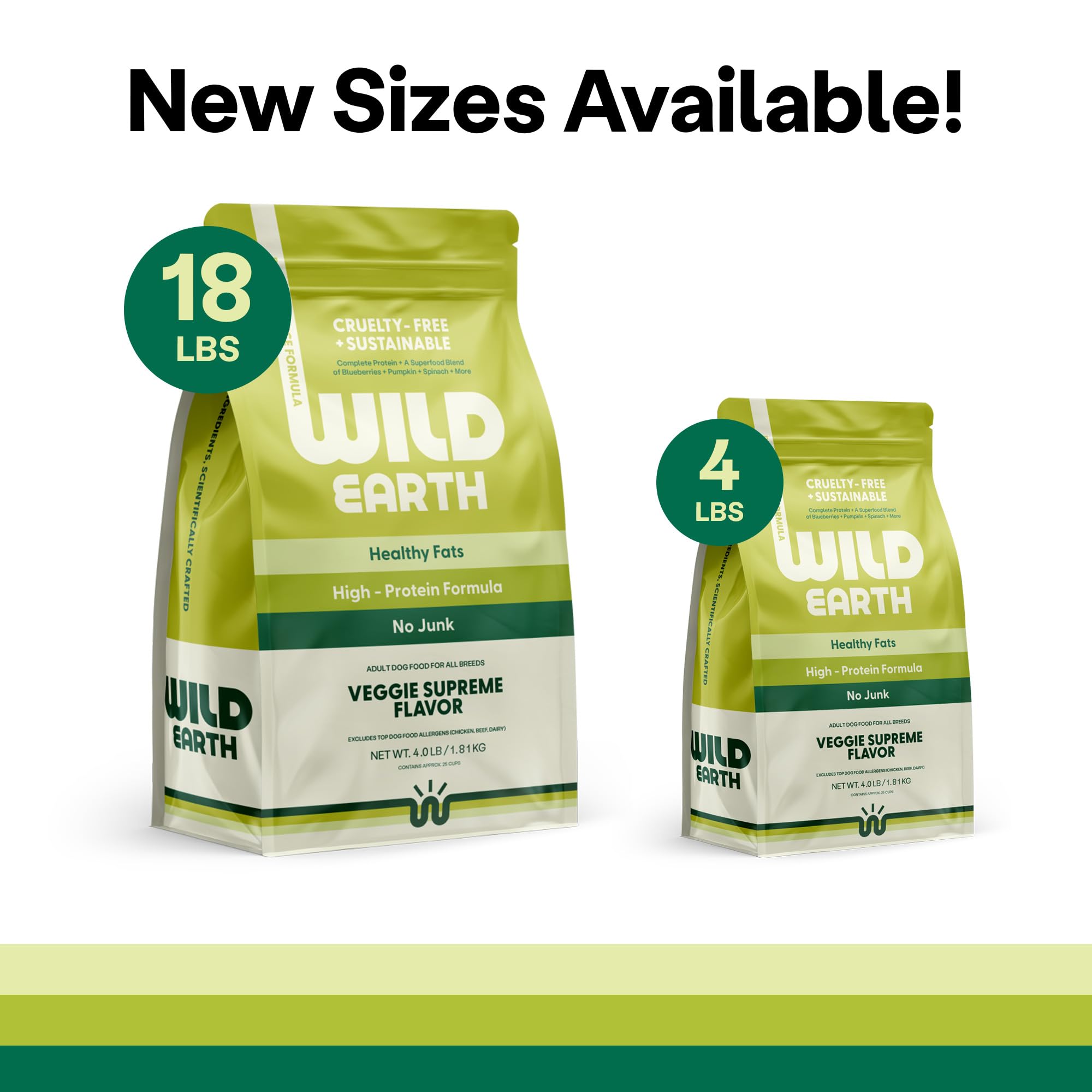 Wild Earth Vegan Dry Dog Food Performance Formula | Plant-Based Vegetarian Kibble | Wheat-Free, Allergen-Free, Veterinarian-Deve