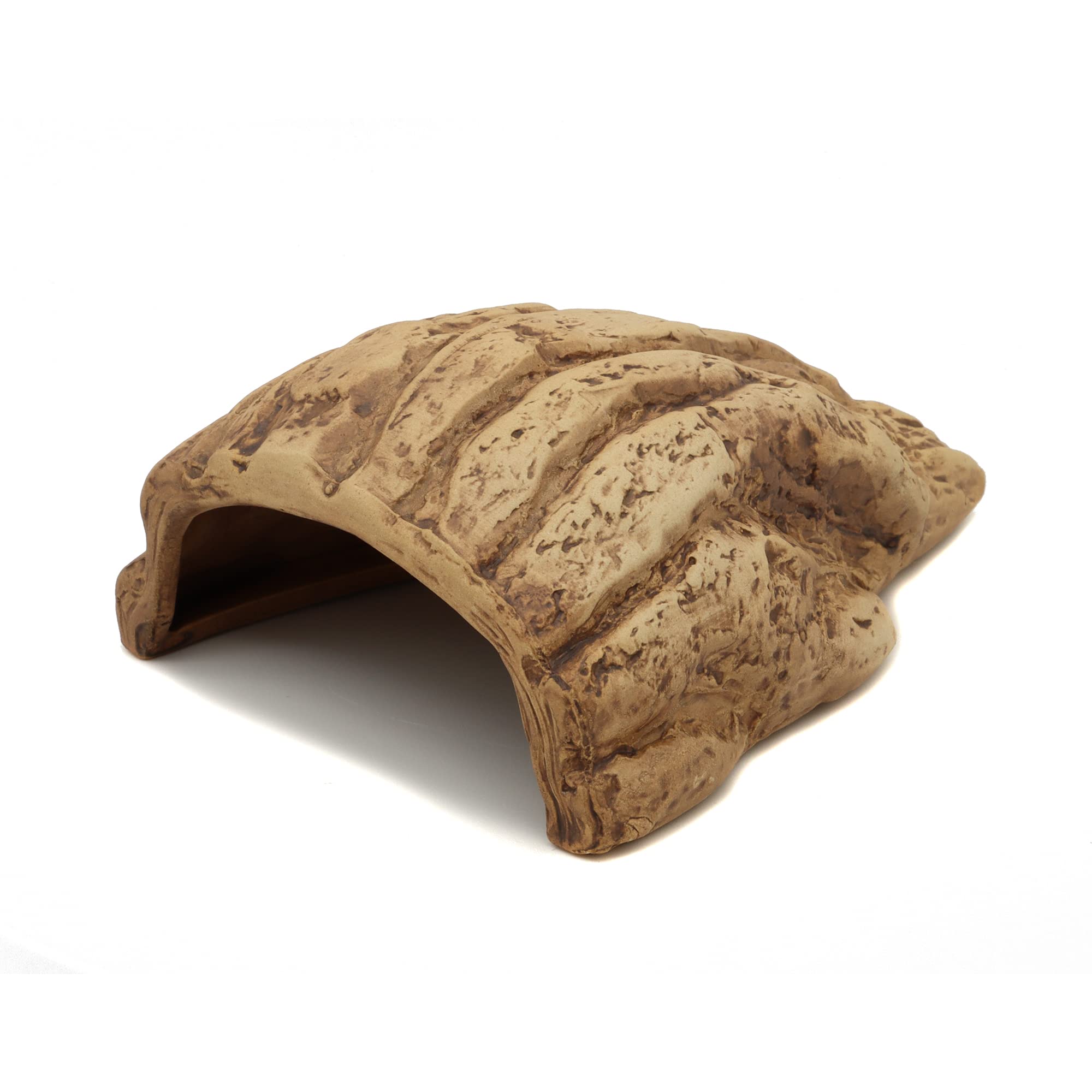 Alegi Aquarium Decoration Hideaway Rock Cave For Betta Shrimp Cichlid Hiding Breeding Spawning (Tree Bark)