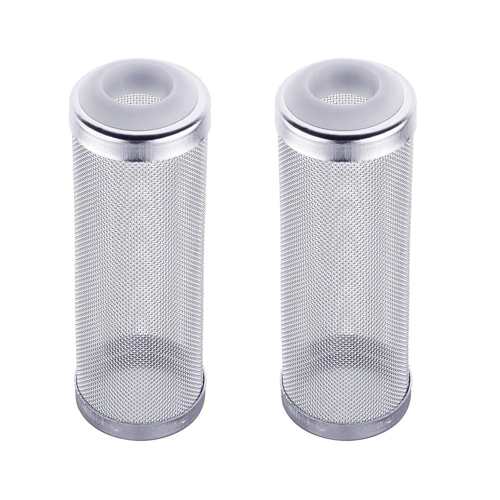 Quickun Stainless Steel Aquarium Flow Fish Filter Guard Net Shrimp Safe Inlet Inflow Protect Basket Mesh Media 16Mm, 2Pcs