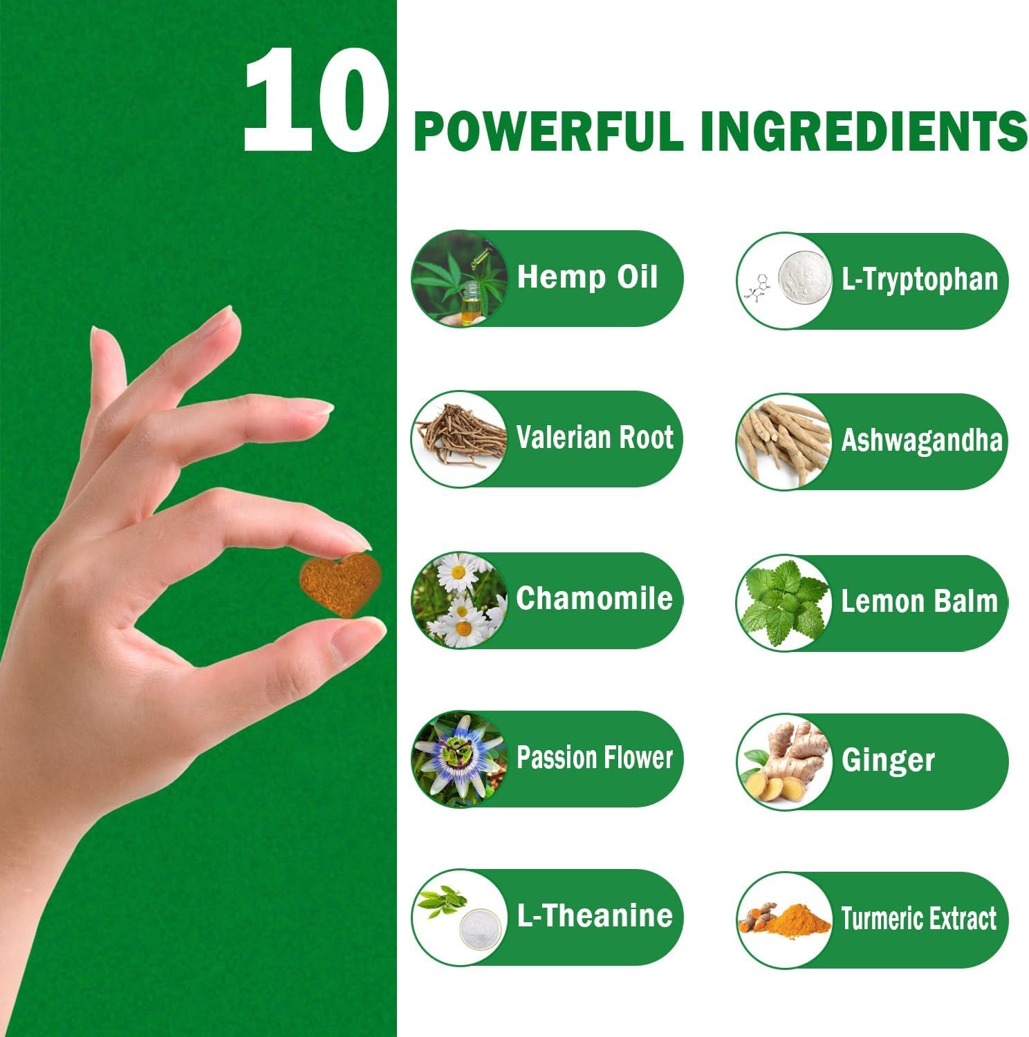 (2 Pack) Hemp Calming Chews for Dogs - 240 Count | Duck Flavor - Puppy Dog Calming Treats Supplement for Storm Anxiety, Sleep, R