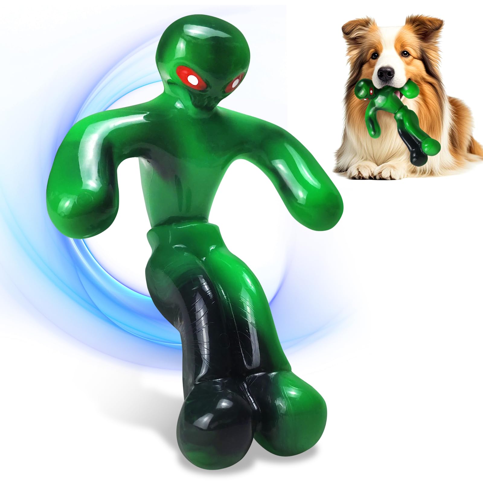 Jeefome Indestructible Dog Toys For Aggressive Chewers:Tough Chew Toys For Medium & Large Breeds-Nylon Dog Bone To Keep Them Bus