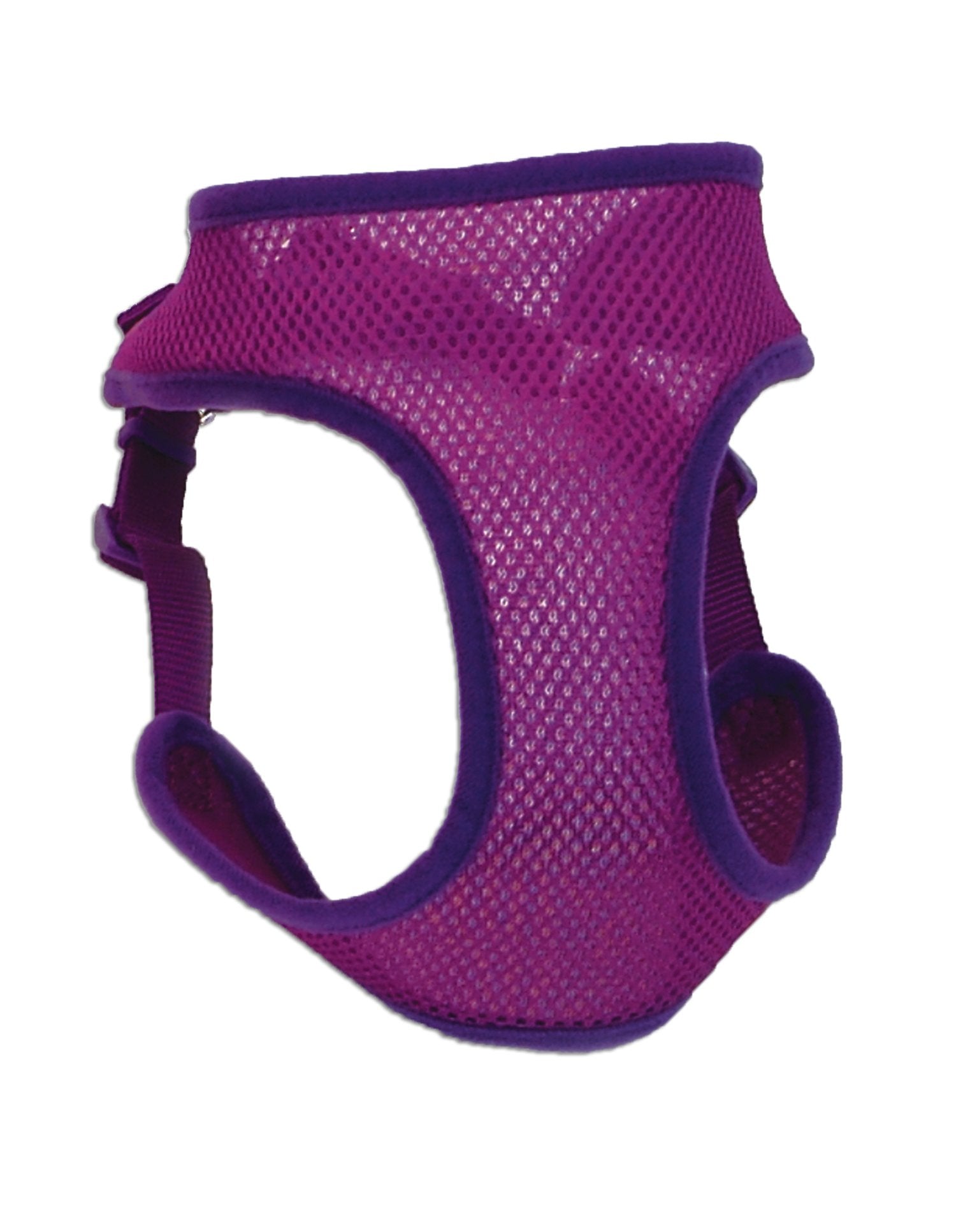 Coastal Pet Comfort Soft Wrap Adjustable Dog Harness - Comfortable Harness For Dog - Adjustable Fit - Easy Step-In Design - Breathable Fabric Mesh - Orchid, 3/8' X 11'-13'