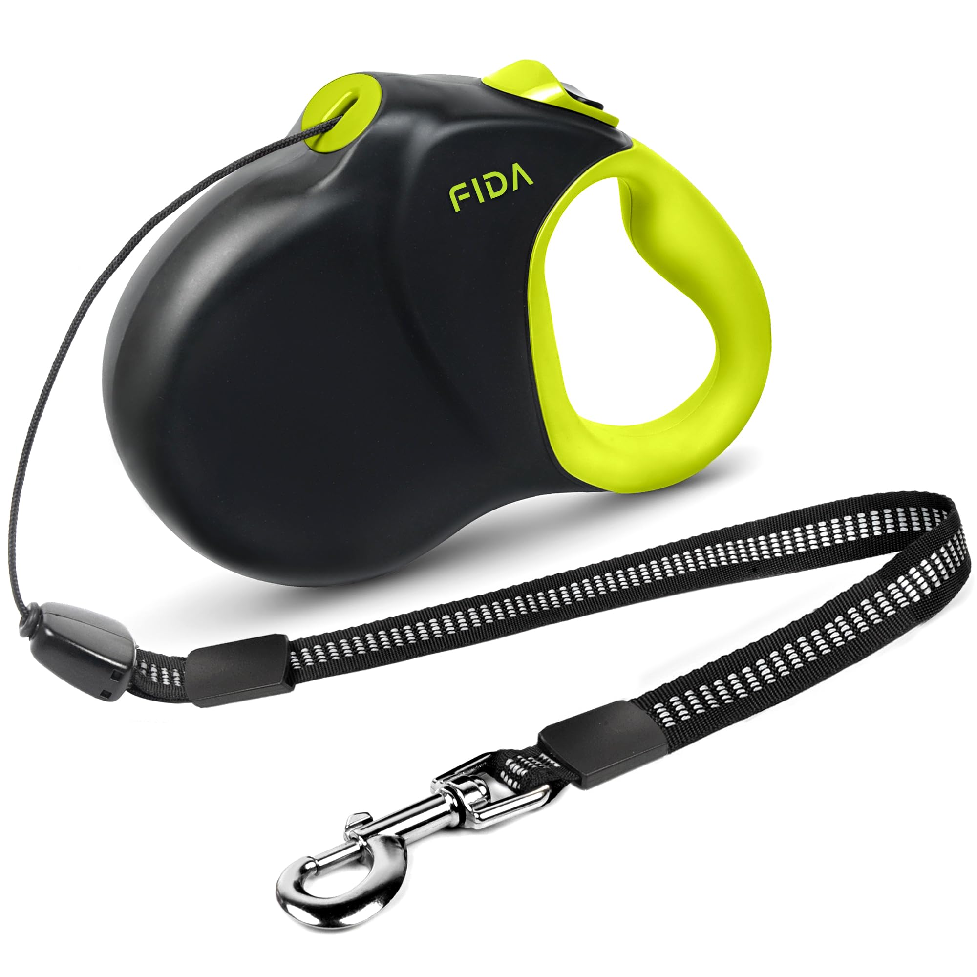 Fida 30Ft Upgraded Retractable Dog Leash, Heavy Duty Pet Walking Leash For Medium/Large Breed Up To 110 Lbs, 360 Tangle-Free Lon