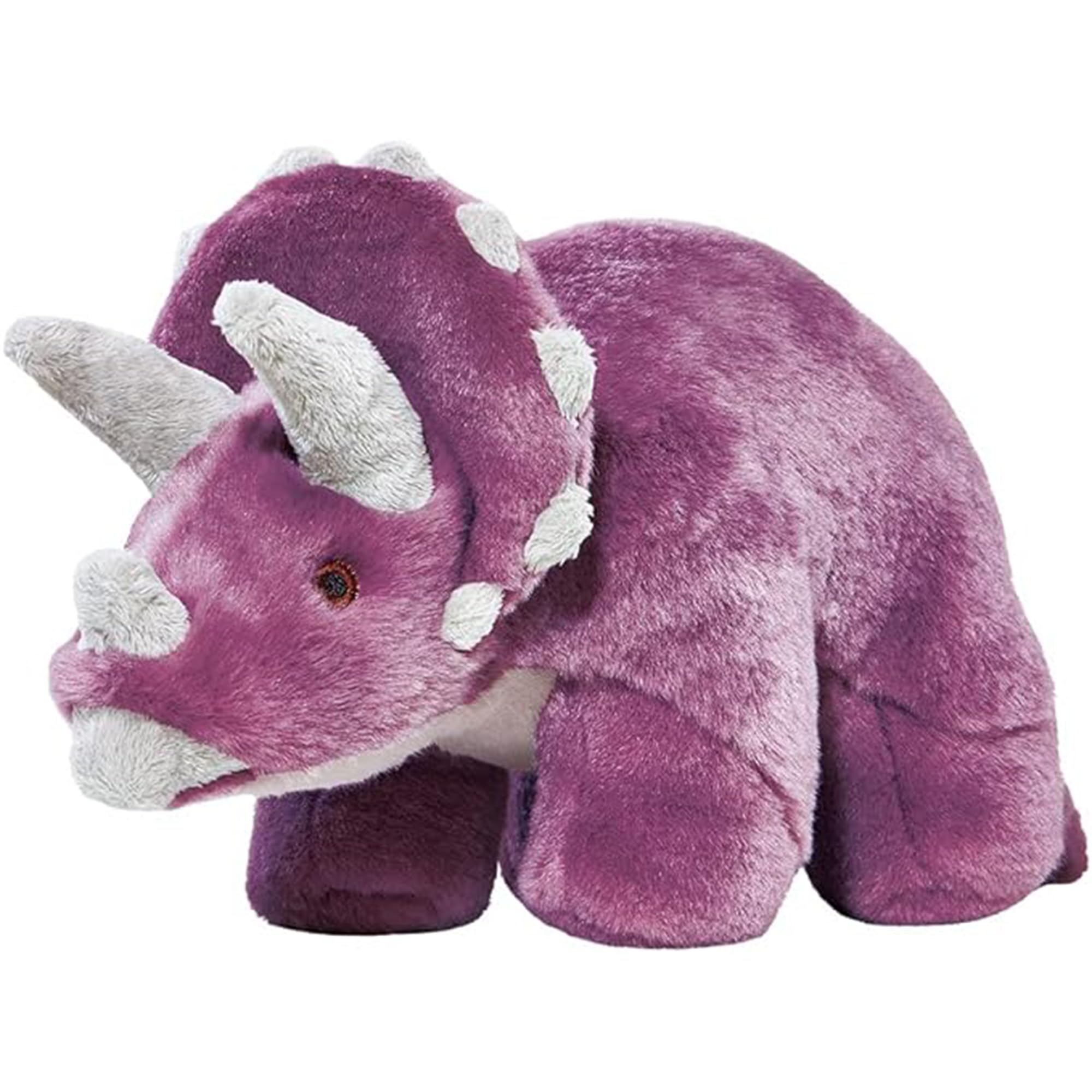 Fluff & Tuff, Charlie Triceratops Plush Dog Toy, Large, 14'