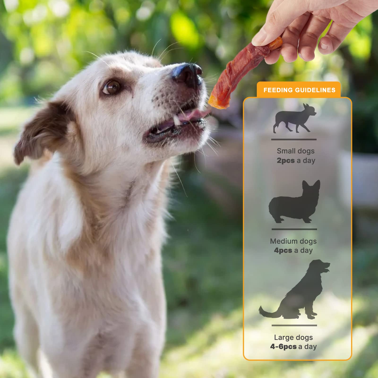 Jungle Calling Sweet Potato & Duck Dog Treats, Vegetarian, Nutritious and Delicious Snacks for Your Furry Friend, 10.6 oz