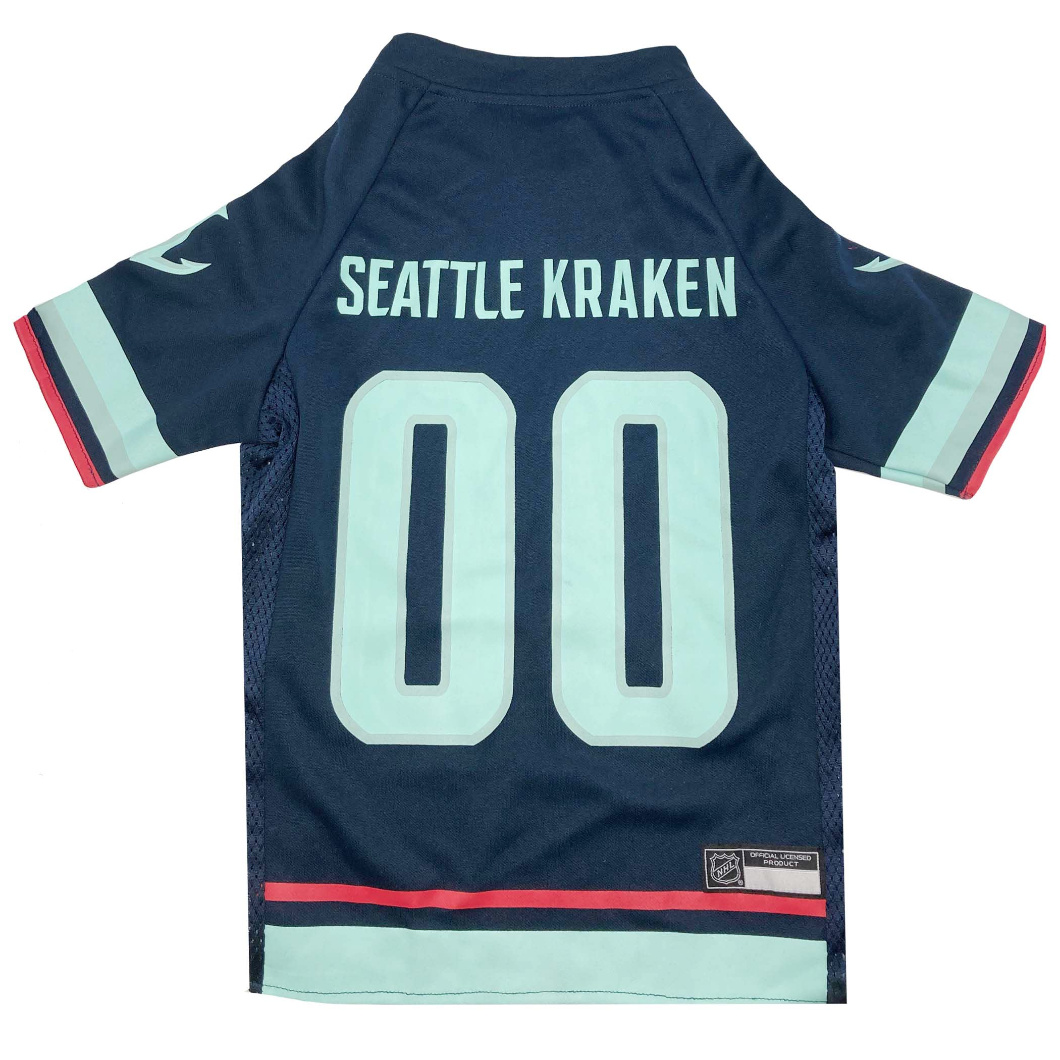 Pets First NHL Seattle Kraken Jersey for Dogs & Cats, Large