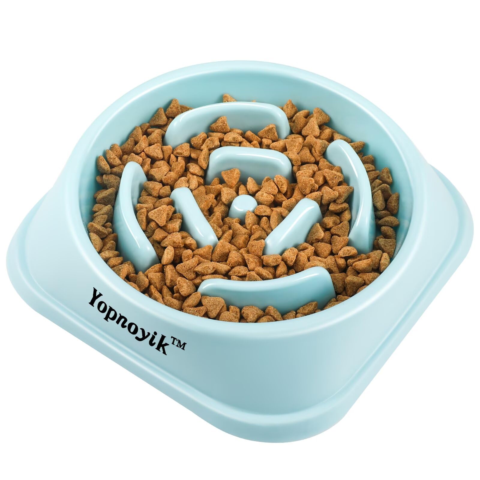 Slow Feeder Dog Bowls For Healthy Eating, Non-Slip And Anti-Choking Design, Reduces Bloating & Overeating For Large Dogs, Easy T