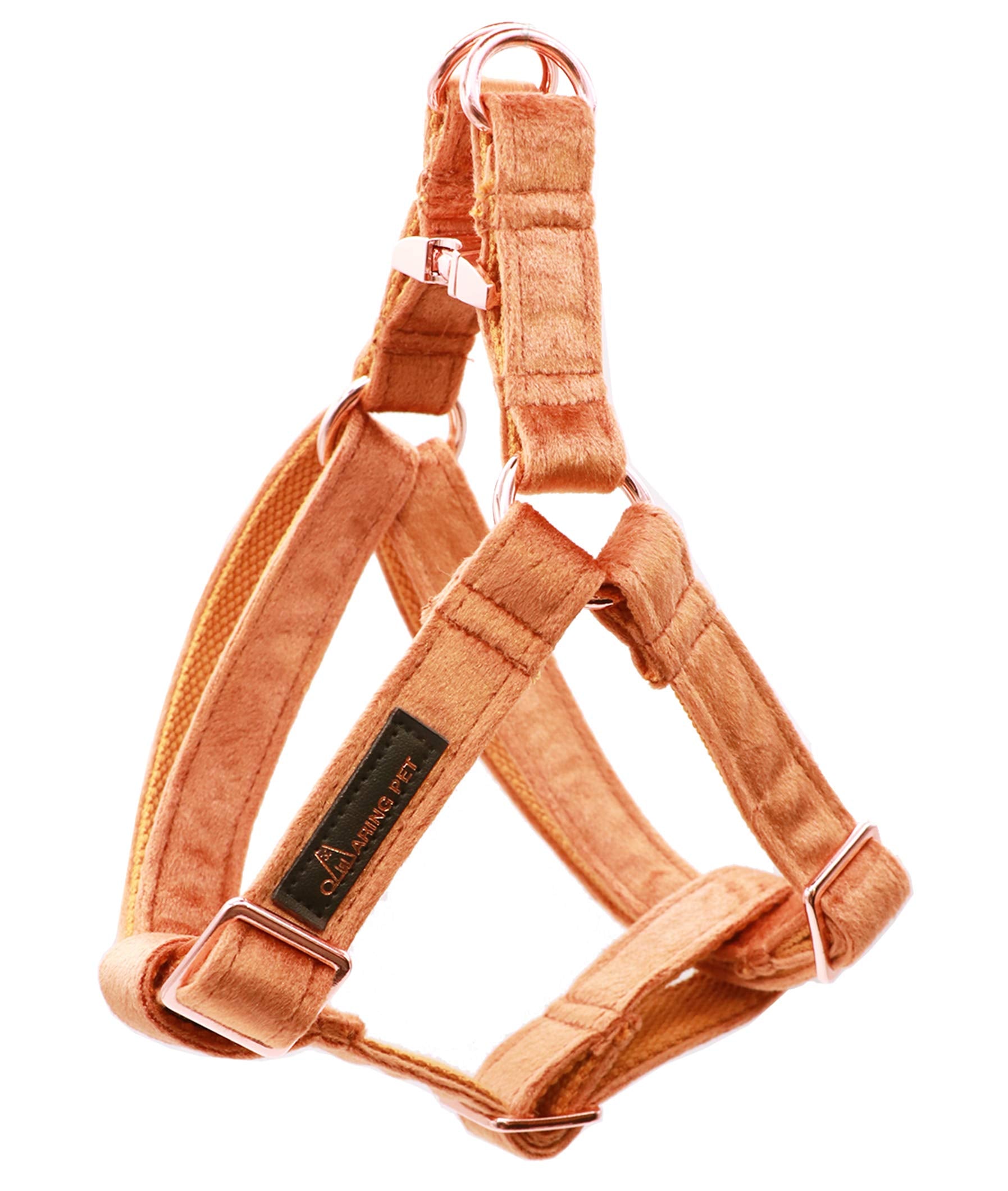 Aring Pet Dog Halter Harness, Velvet Dog Harness, No Pull Dog Halter Harness, Adjustable Heavy Duty Dog Harness For Small Medium Large Dogs