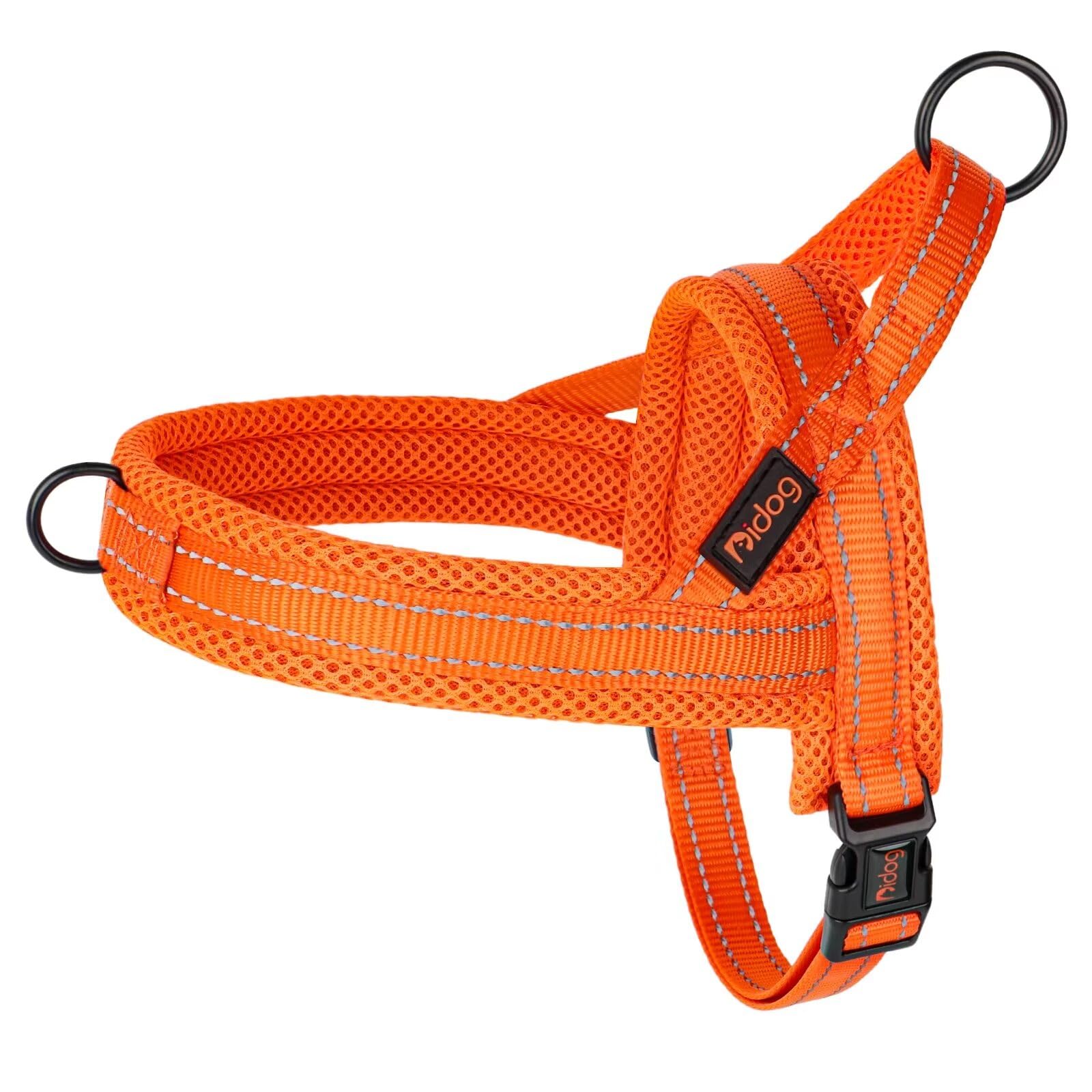 Didog Soft Mesh Padded Dog Vest Harness,Escape Proof/Quick Fit Reflective Dog Strap Harness, Easy For Training Walking (Xs:Chest