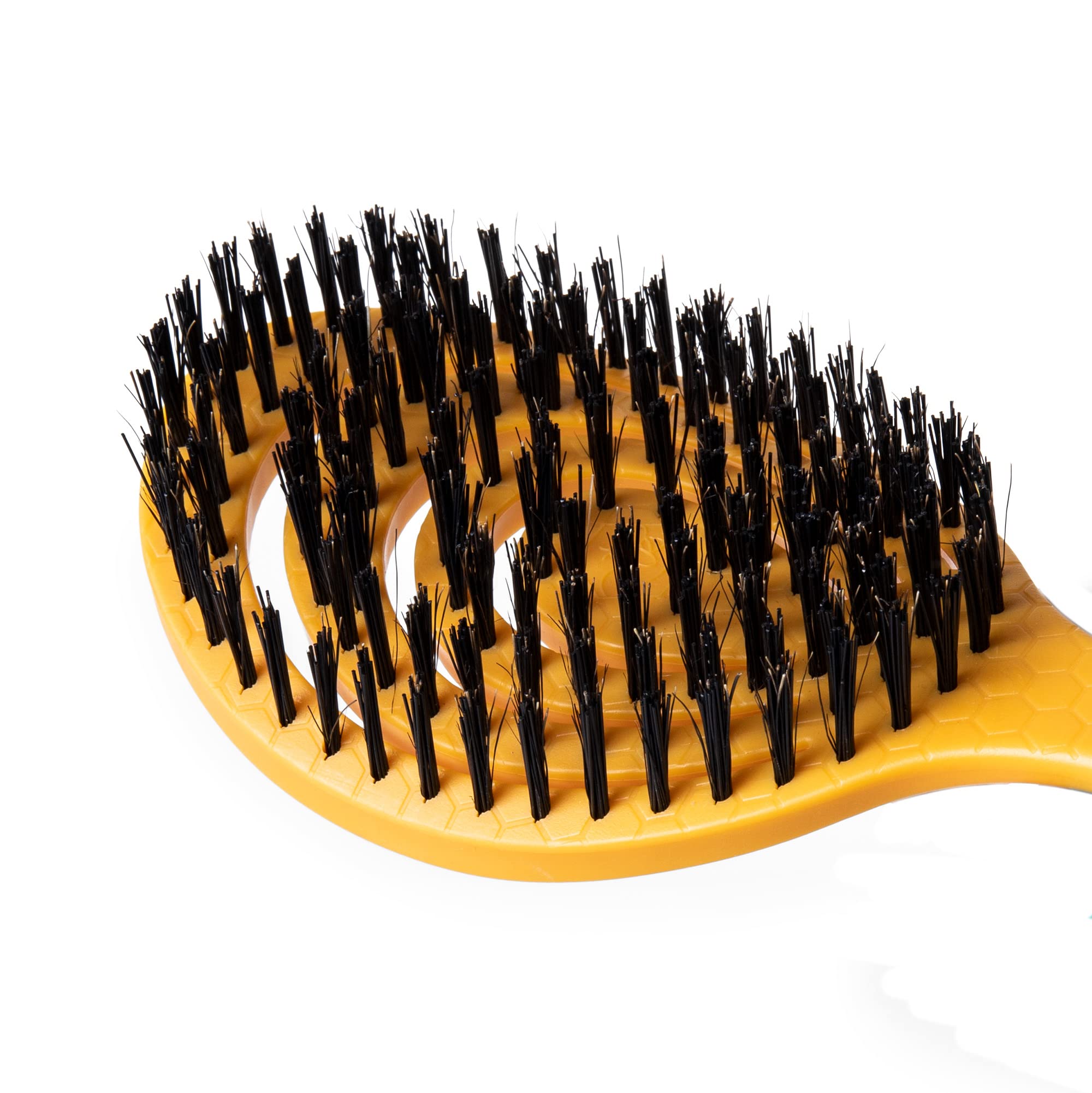Burt'S Bees For Pets Bristle Brush With Natural Boars Hair & Nylon With Handle Made From Recycled Plastics Collected From Coastal Communities | De-Shedding Dog Brush | Eco Friendly Dog Grooming Brush