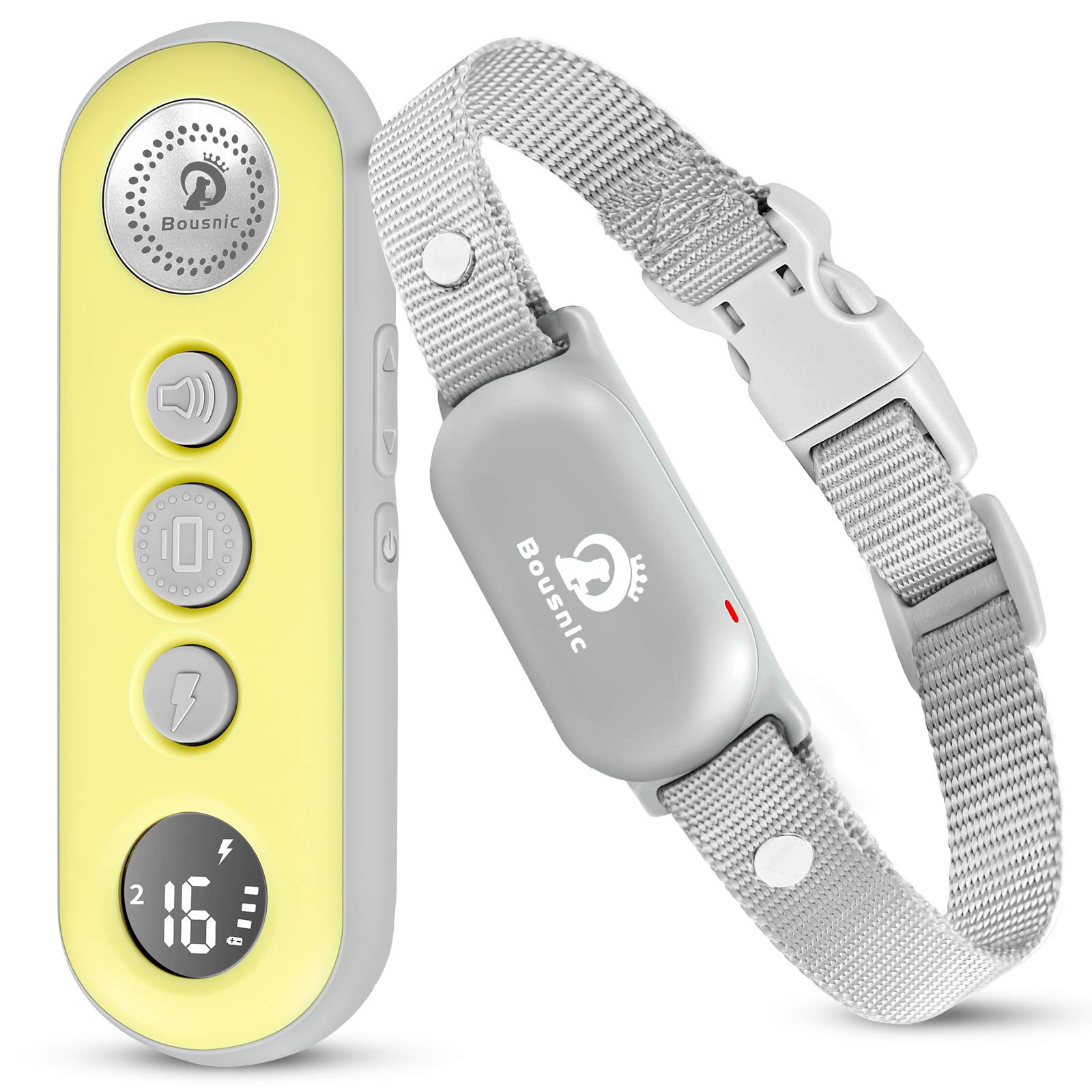 Bousnic Dog Shock Collar With Remote - For Dog 10-120Lbs 1000Ft Waterproof Rechargeable E Dog Training Collar For Small Medium L