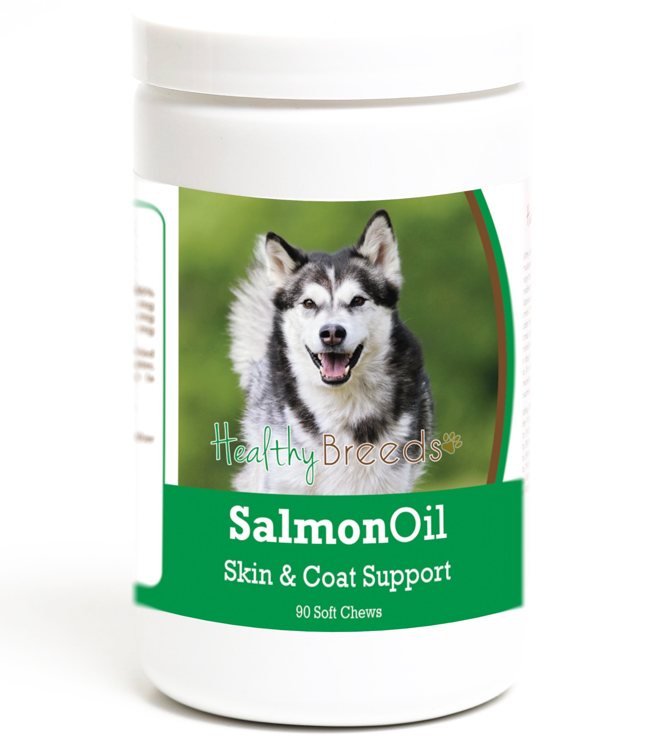 Healthy Breeds Alaskan Malamute Salmon Oil Soft Chews 90 Count