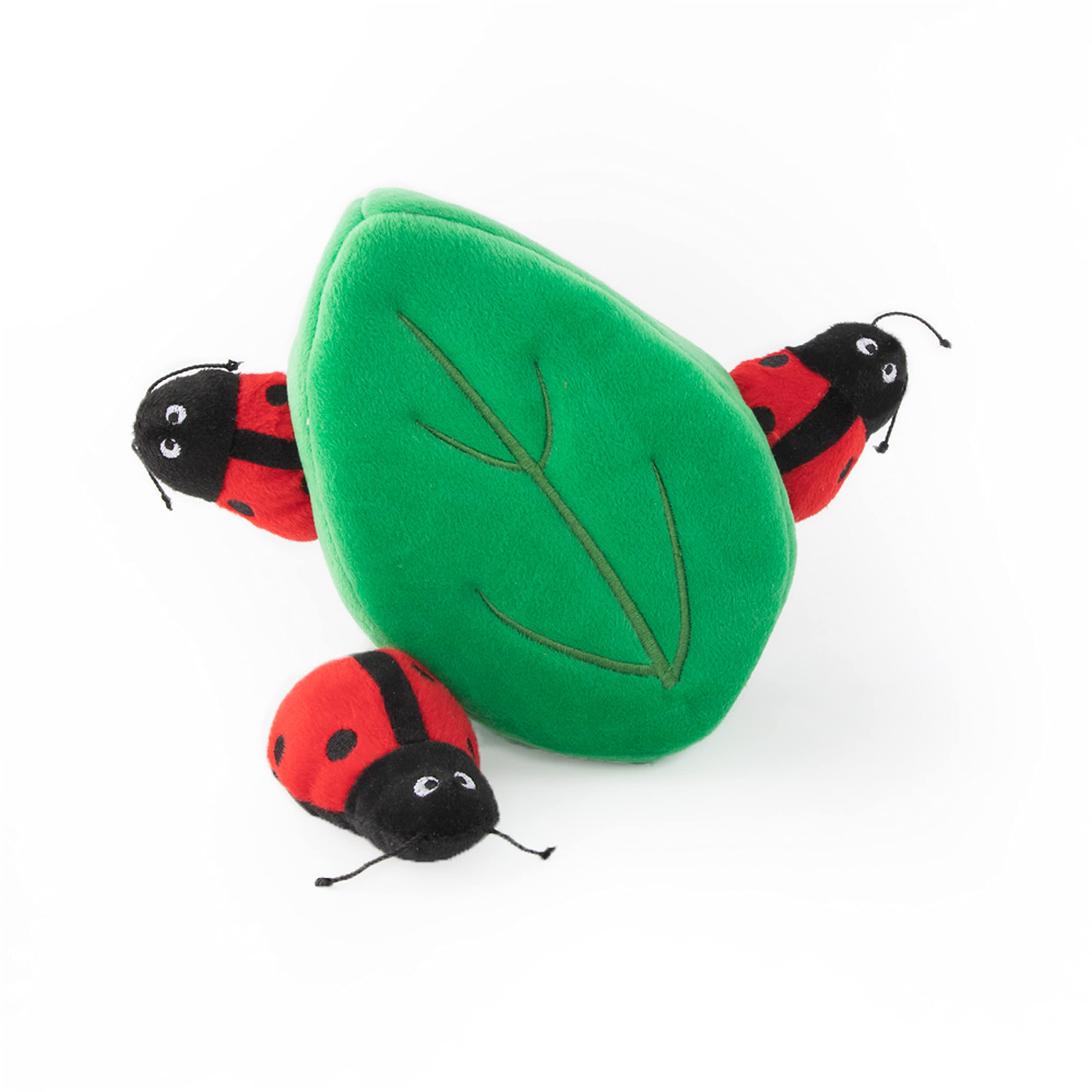 Zippypaws Burrow, Ladybug & Leaf - Interactive Dog Toys For Boredom - Hide And Seek Dog Toys, Colorful Squeaky Dog Toys For Smal