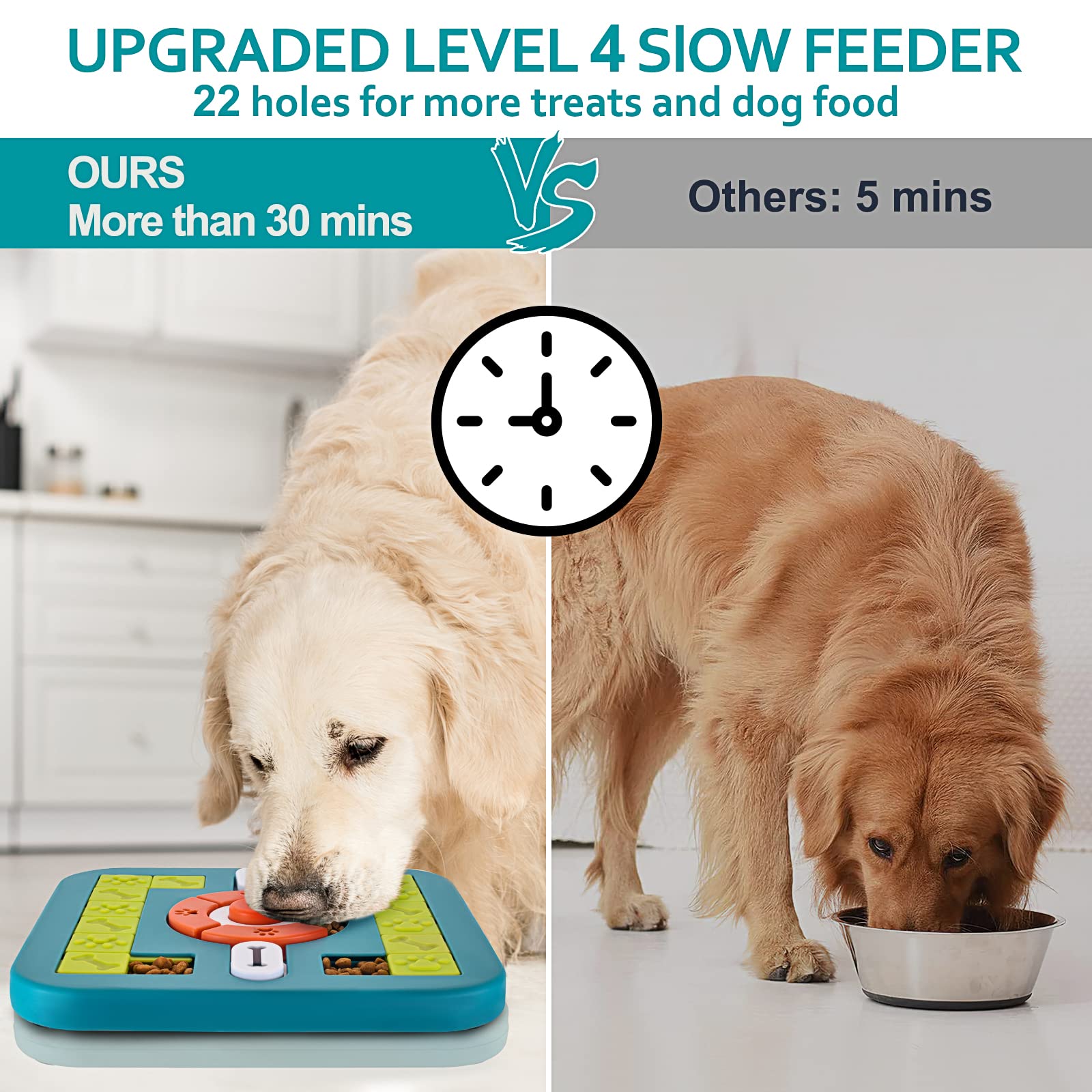 Dog Puzzle Toys, Treat Dispensing Dog Enrichment Toys For Iq Training And Brain Stimulation, Interactive Mentally Stimulating To