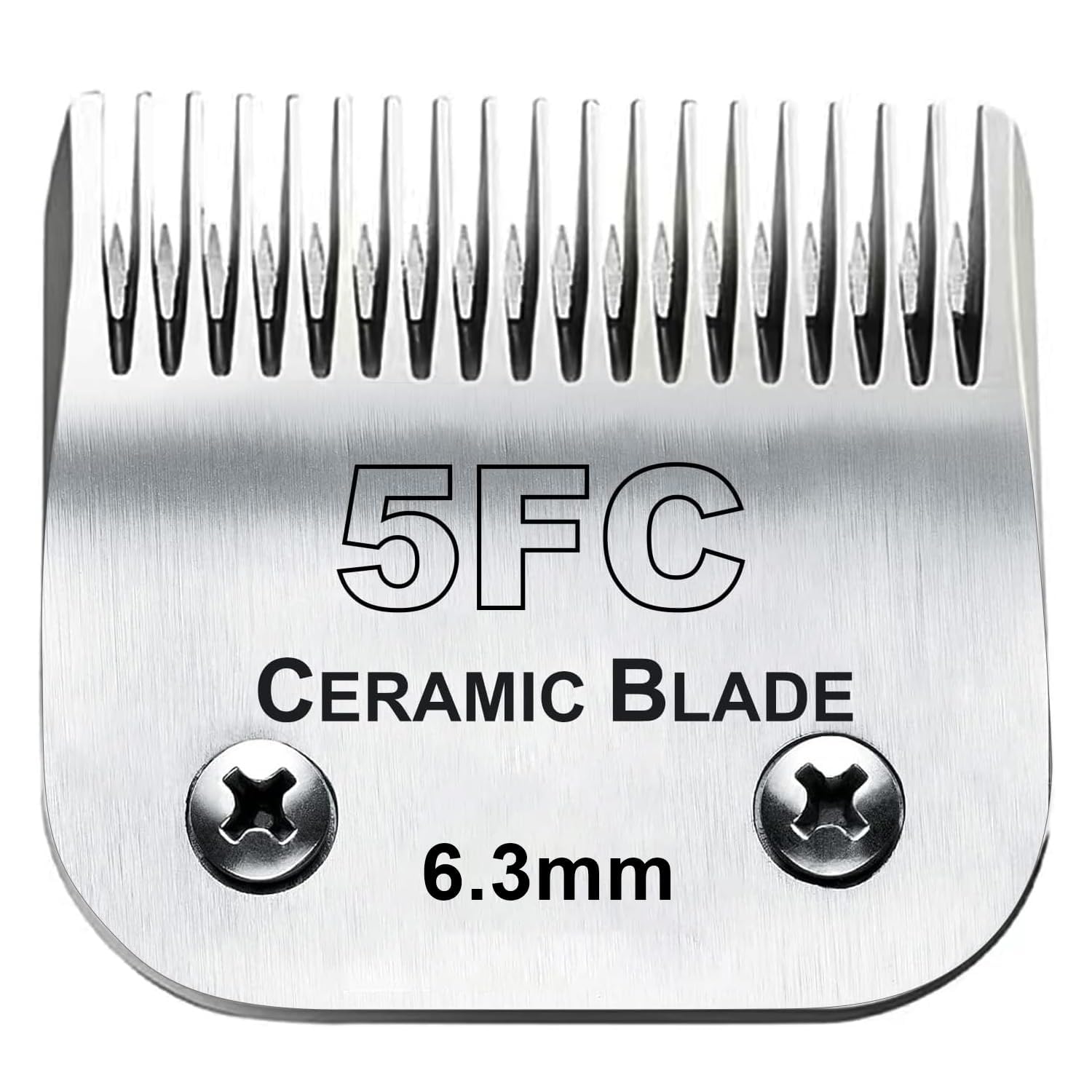 5Fc Blade Dog Grooming Clipper Replacement Blades Compatible With Andis Dog Clippers,Detachable Ceramic Blade & Stainless Steel 