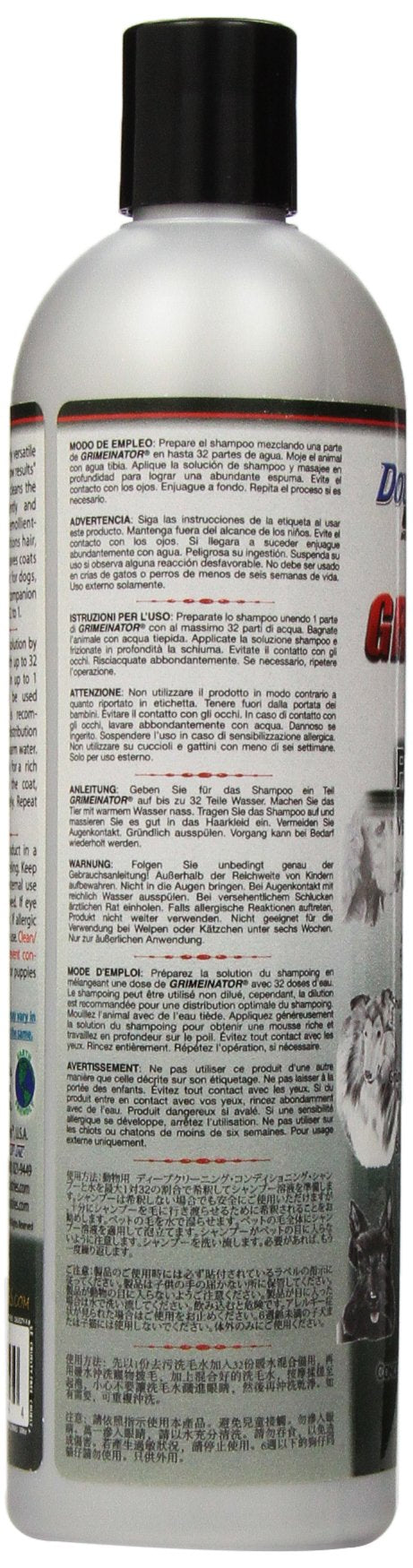 Groomers Edge Grimeinator Deep Cleaning Dog And Cat Shampoo, 16-Ounce