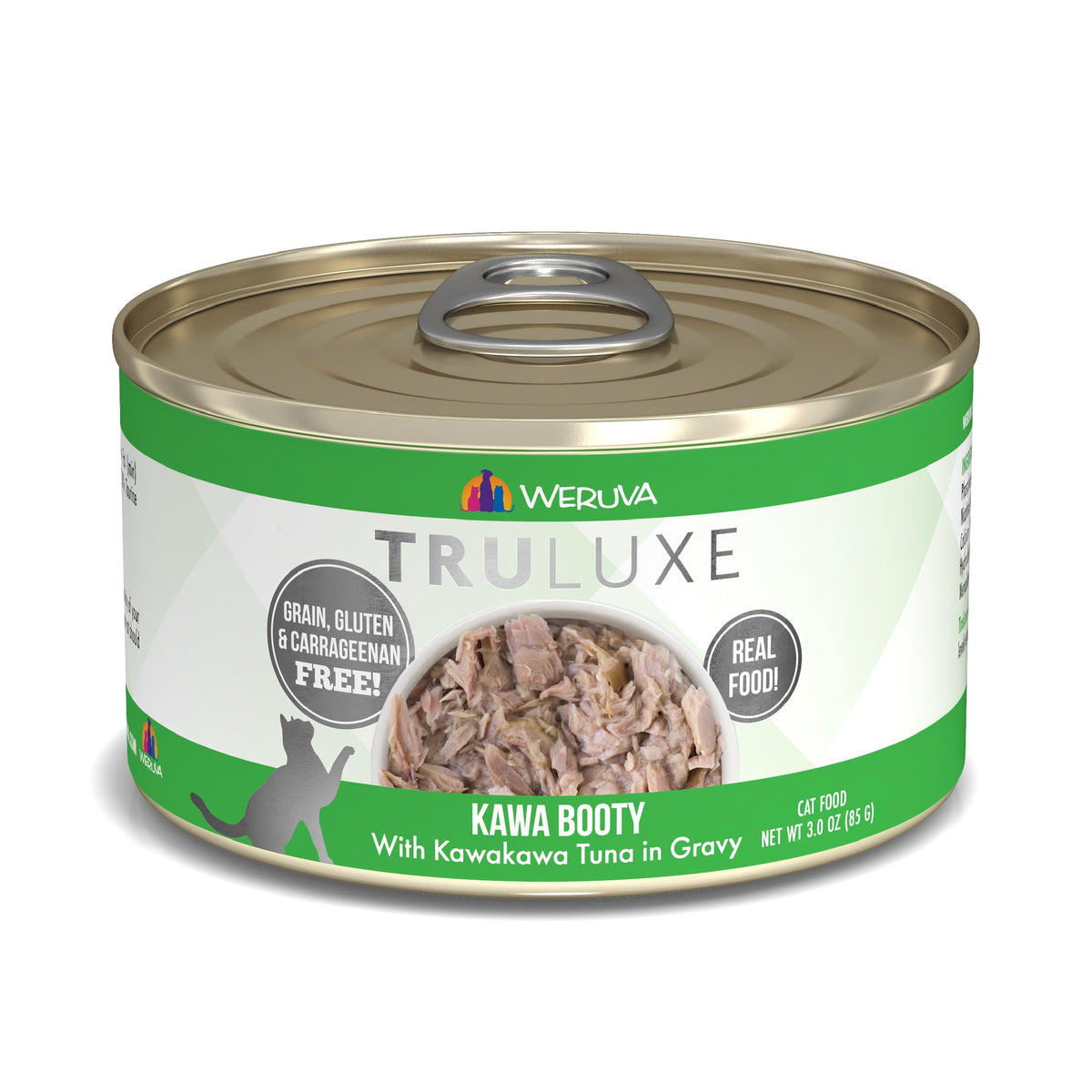 Weruva Truluxe Cat Food, Kawa Booty With Kawakawa Tuna In Gravy, 3Oz Can (Pack Of 24)