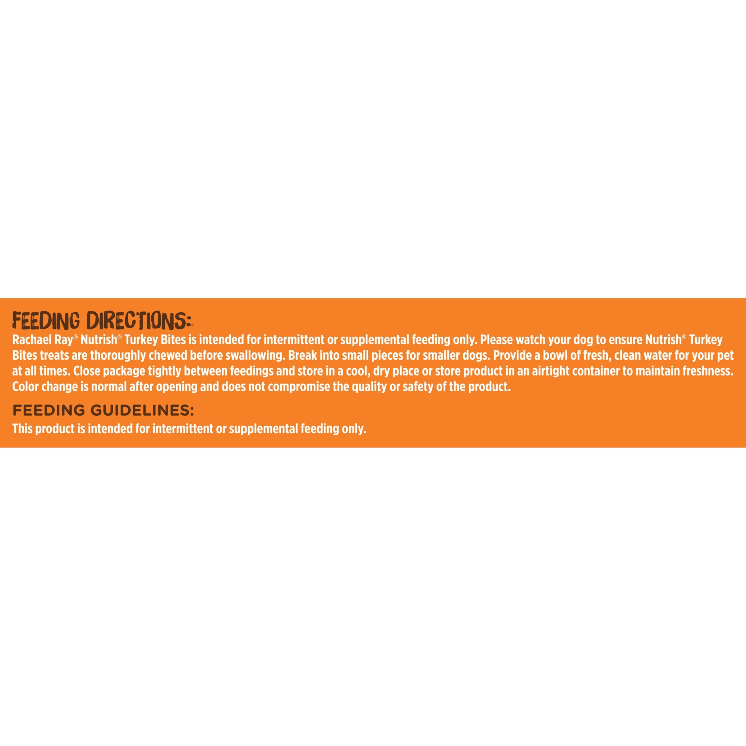 Rachael Ray Nutrish Turkey Bites Real Meat Grain Free Dog Treats, Turkey Recipe with Hickory Smoked Bacon Flavor, 5 Ounces (Pack