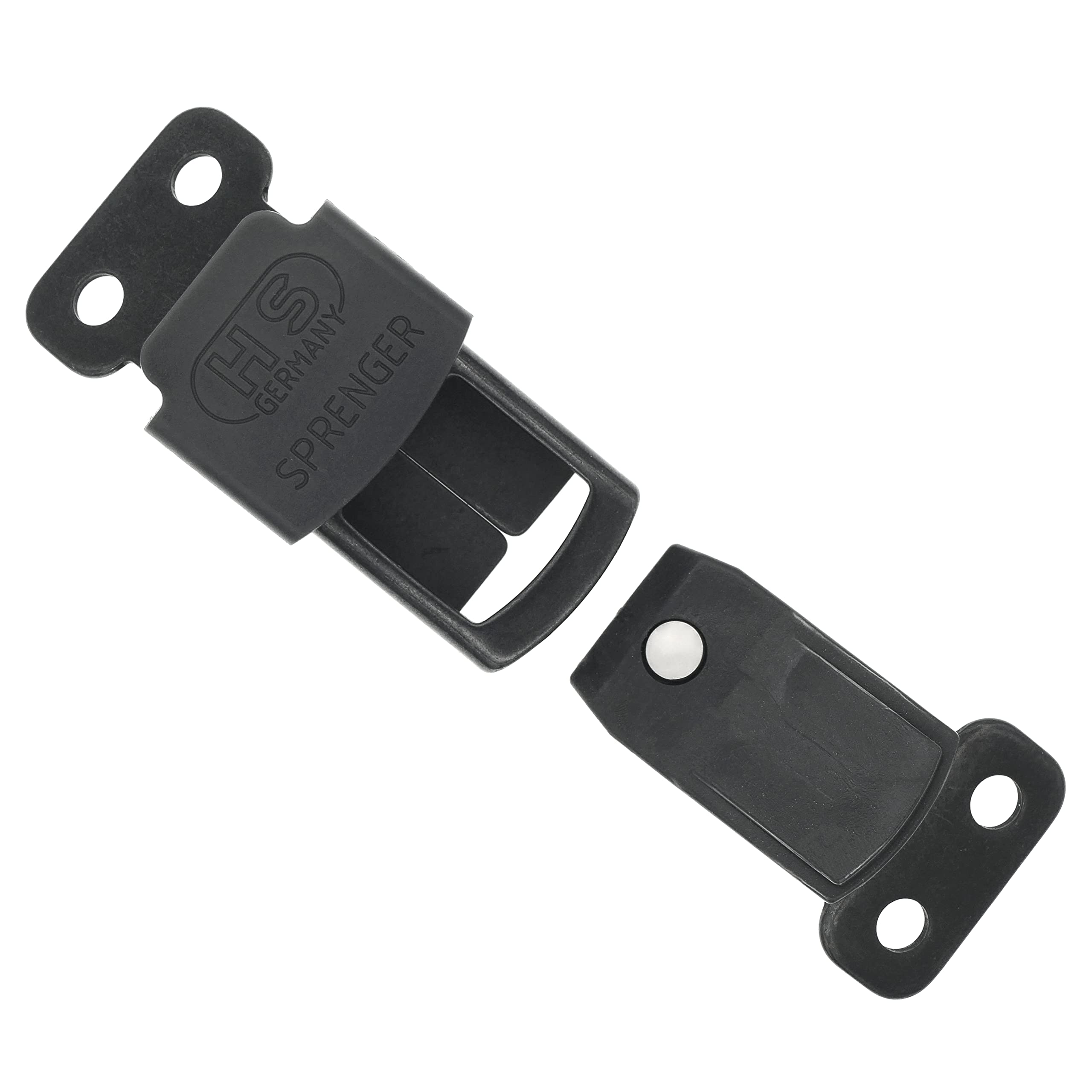 Herm Sprenger Black Stainless Steel Cliclock Buckle Quick Release Fastener For Dog Training Prong Collar For Small Medium Large