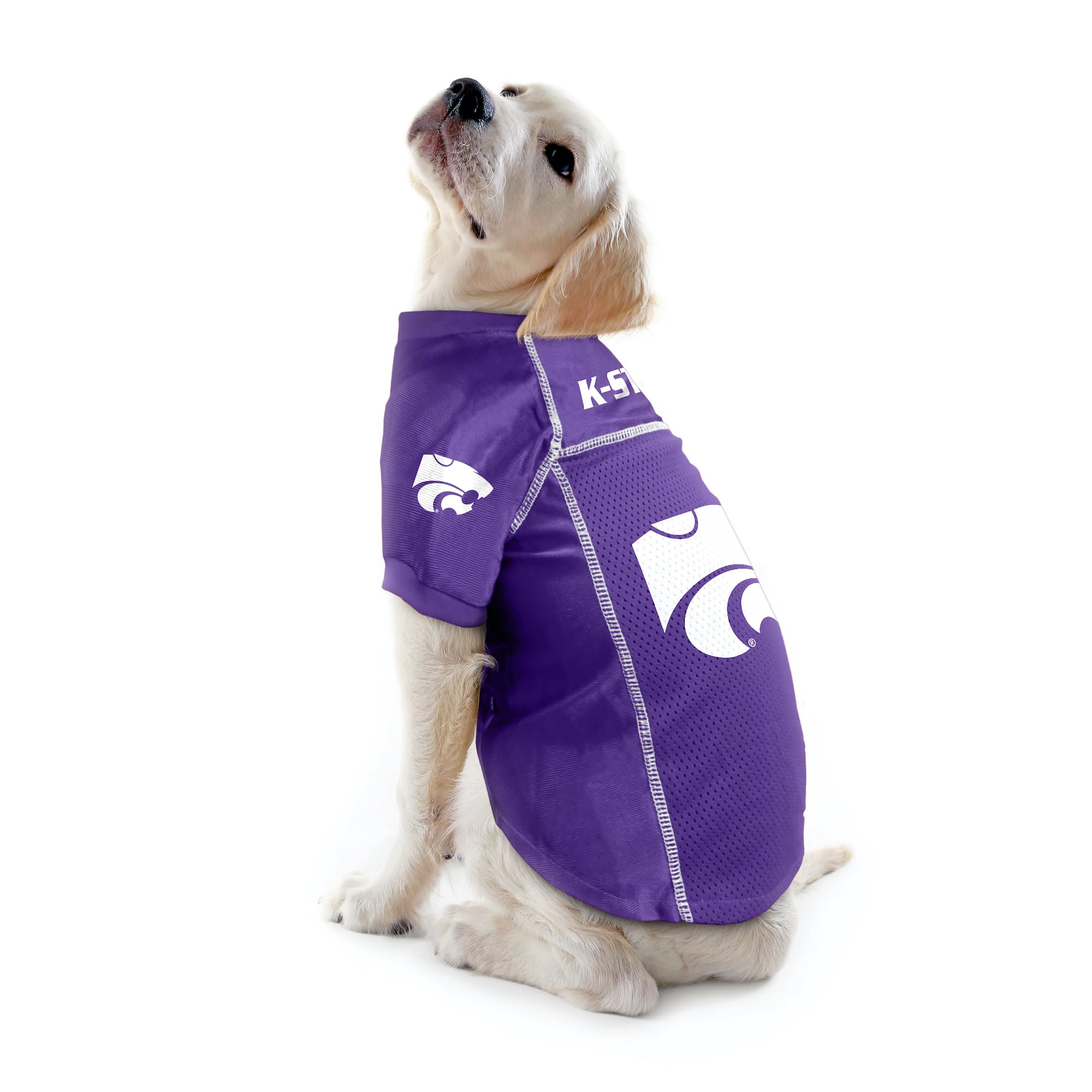 Littlearth Unisex-Adult Ncaa Kansas State Wildcats Basic Pet Jersey, Team Color, X-Small